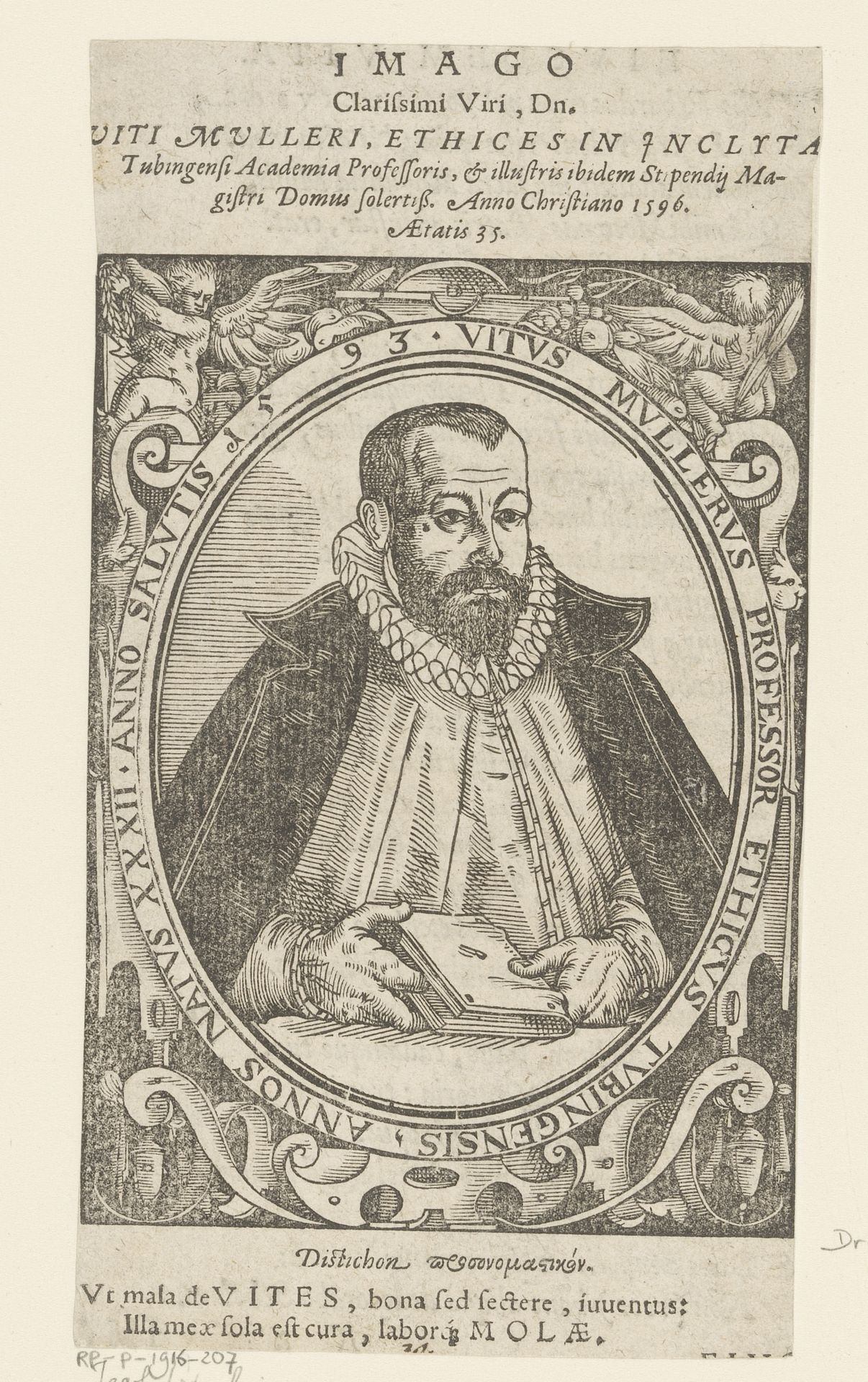 Portret van Veit Müller by Jakob Lederlein