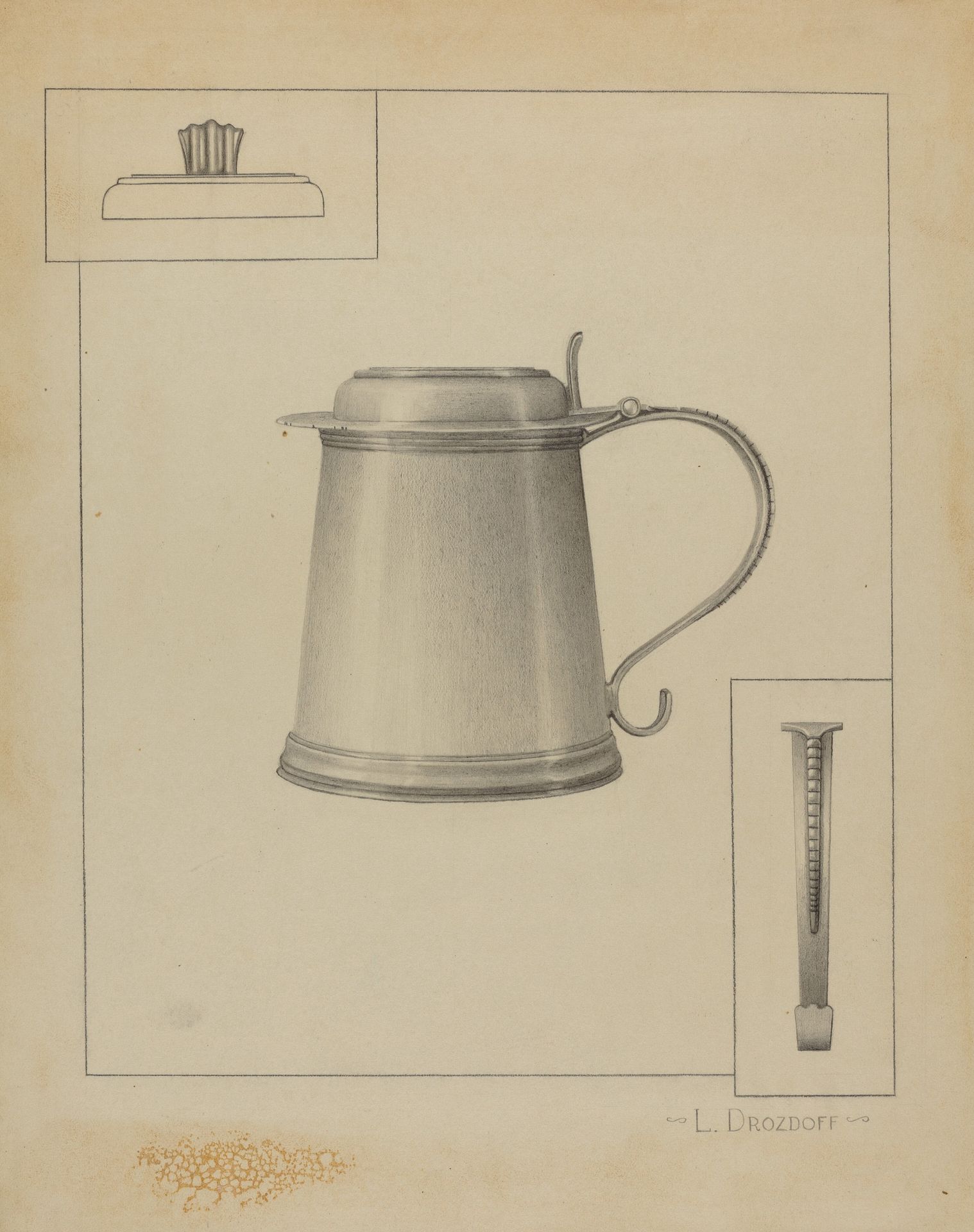 Silver Tankard by Leo Drozdoff