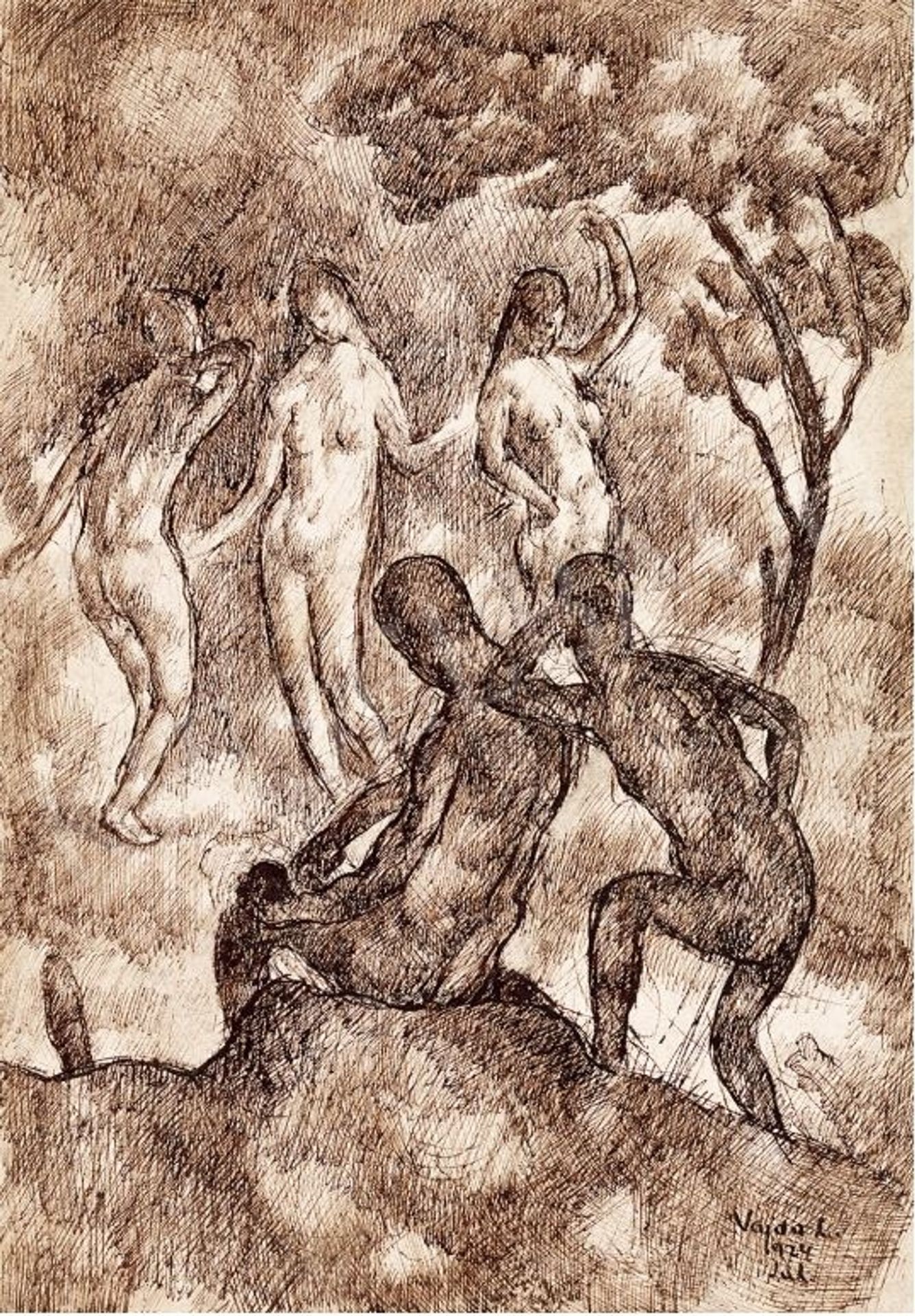 Vajda Lajos, Parisz Itélete, 1924 by Vajda Lajos