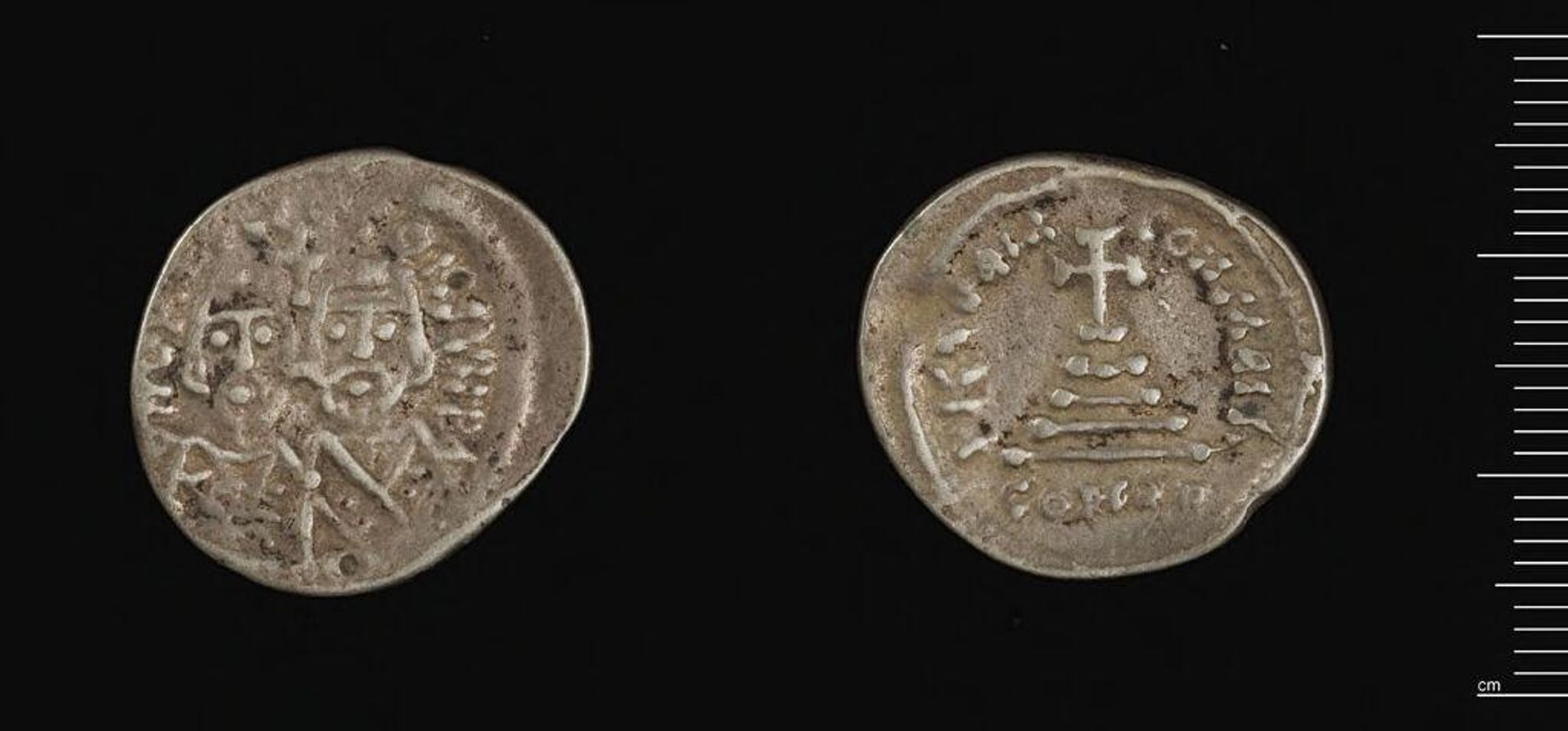 Imitation (Forgery) Solidus of Herakleios as Consul by Abd-al-Malik (Umayyads)