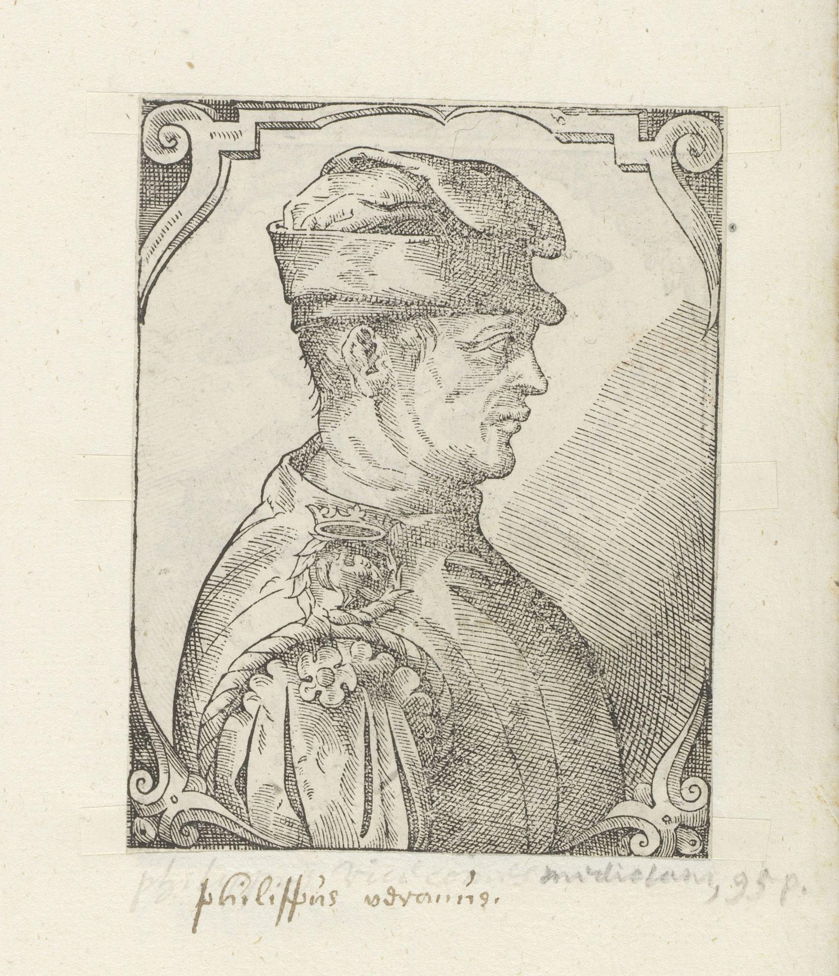 Portret van Filippo Maria Visconti by Anonymous