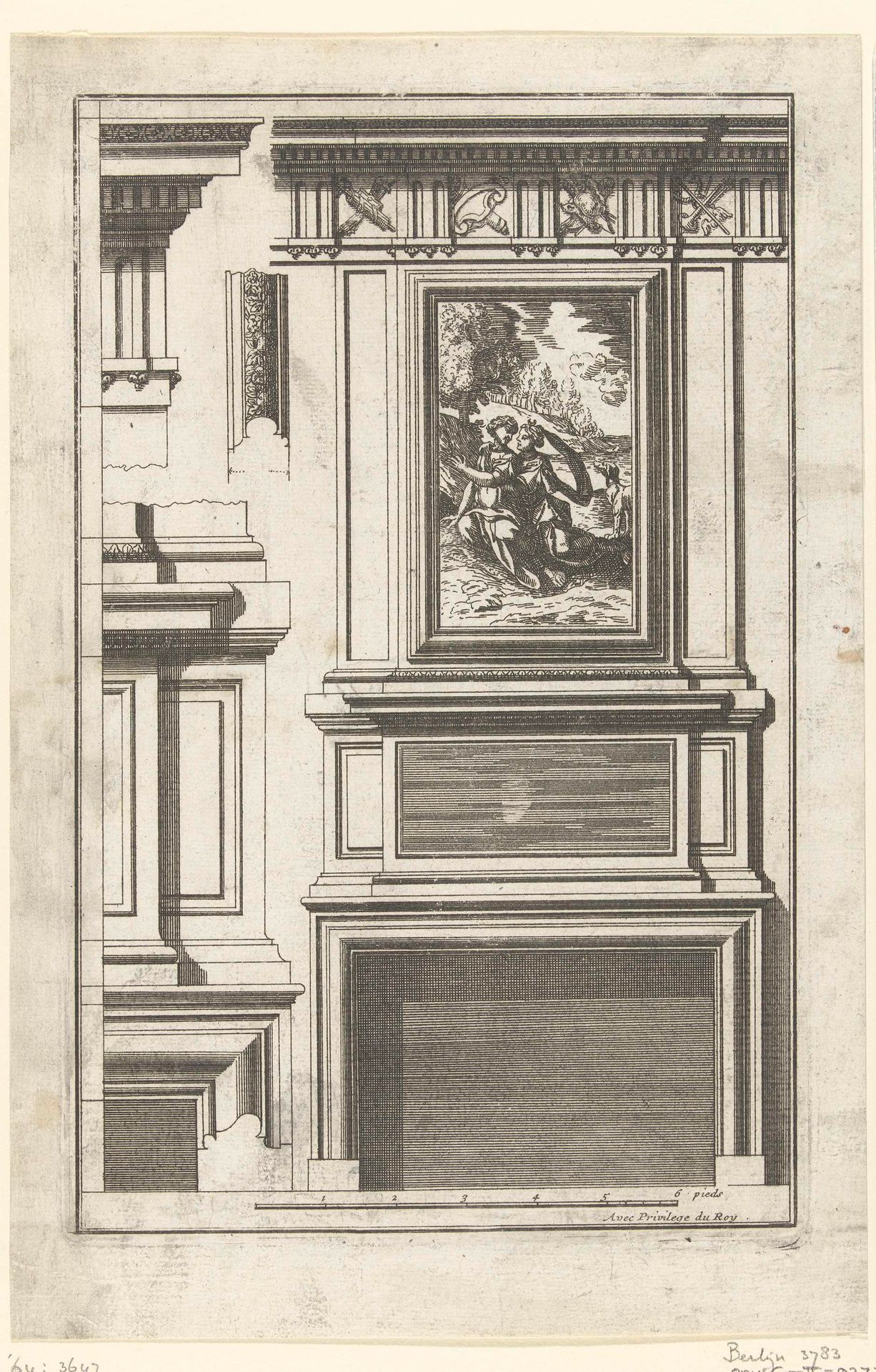 Onderboezem met Jupiter en Callisto by Francois de Poilly