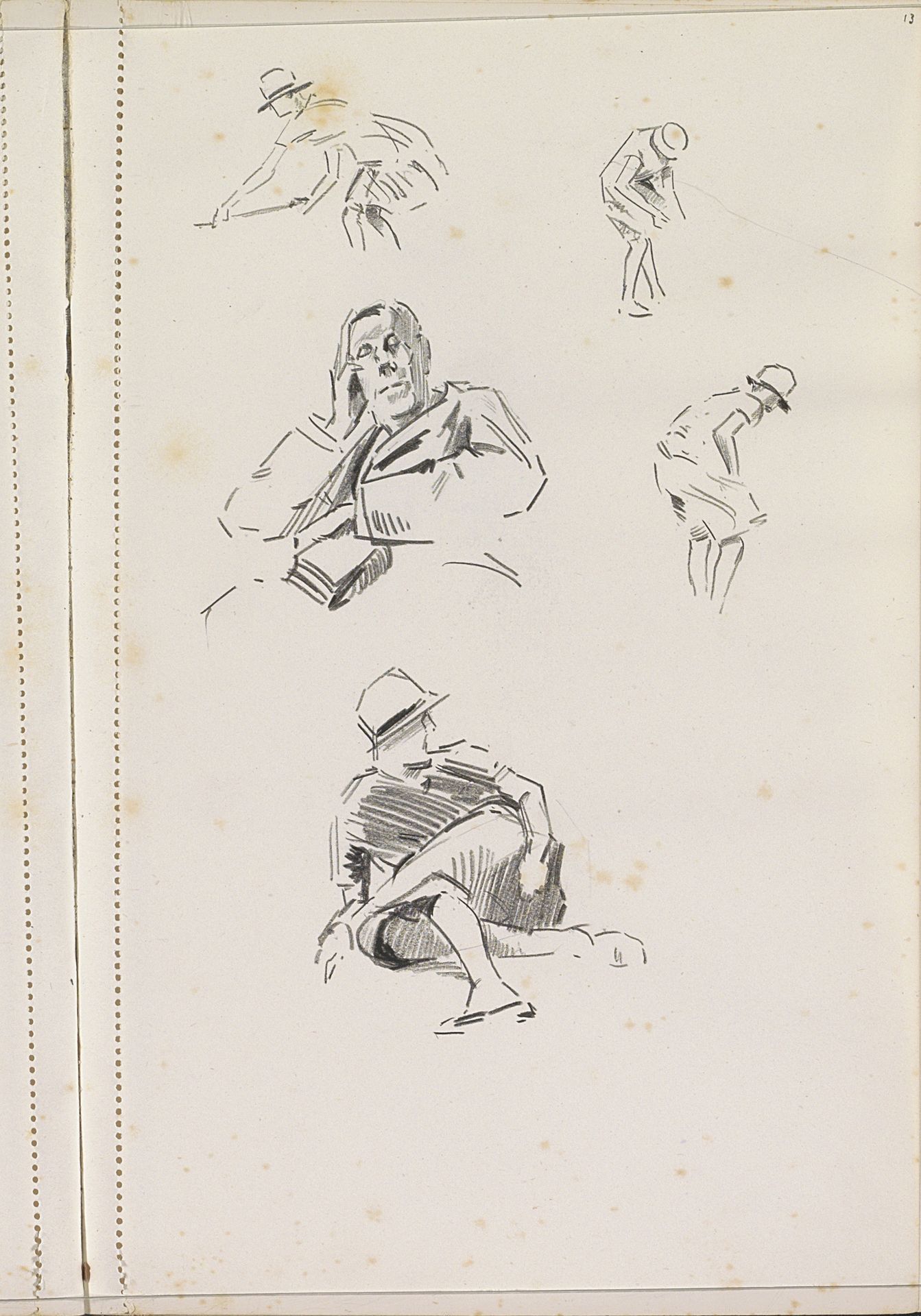 Figuurstudies by Otto Verhagen
