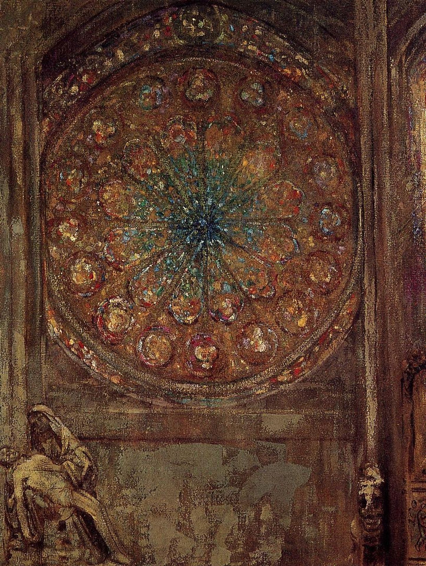 The Window by Odilon Redon