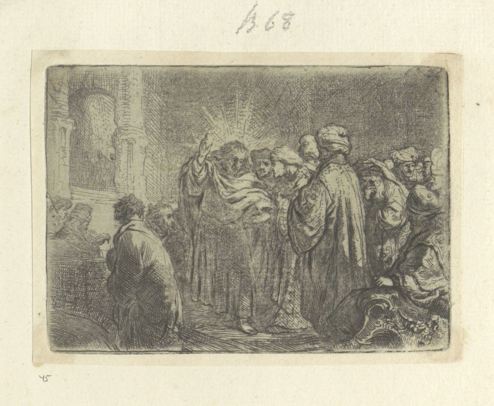 Schatpenning by Rembrandt van Rijn