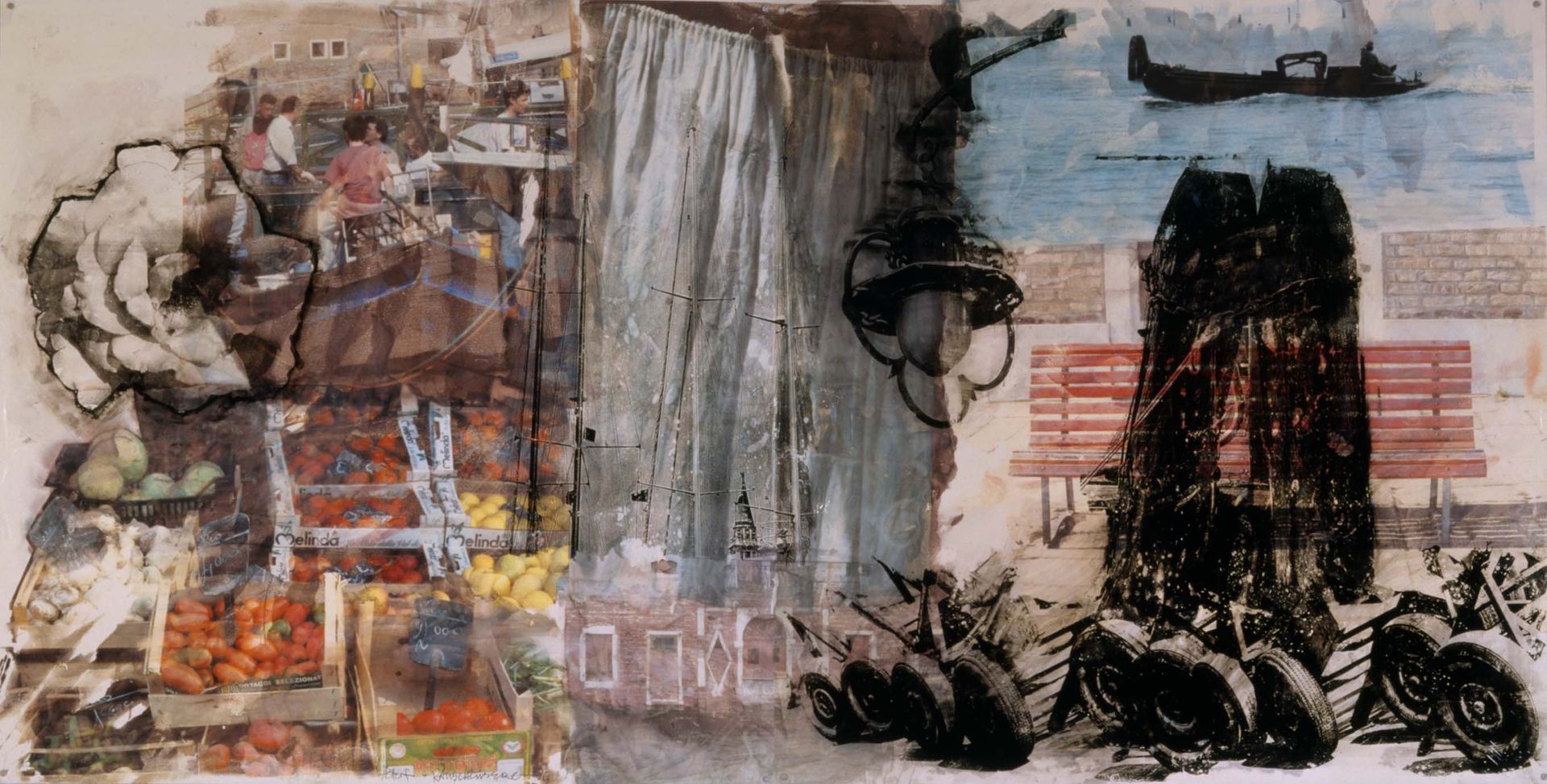 Quattro Mani IV by Robert Rauschenberg