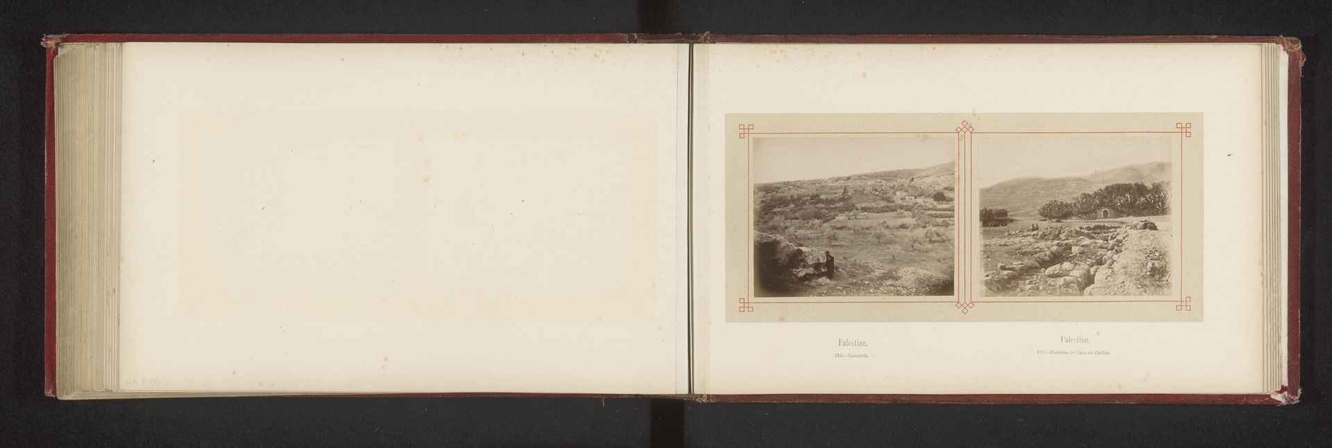Gezicht op Nazareth by Félix Bonfils