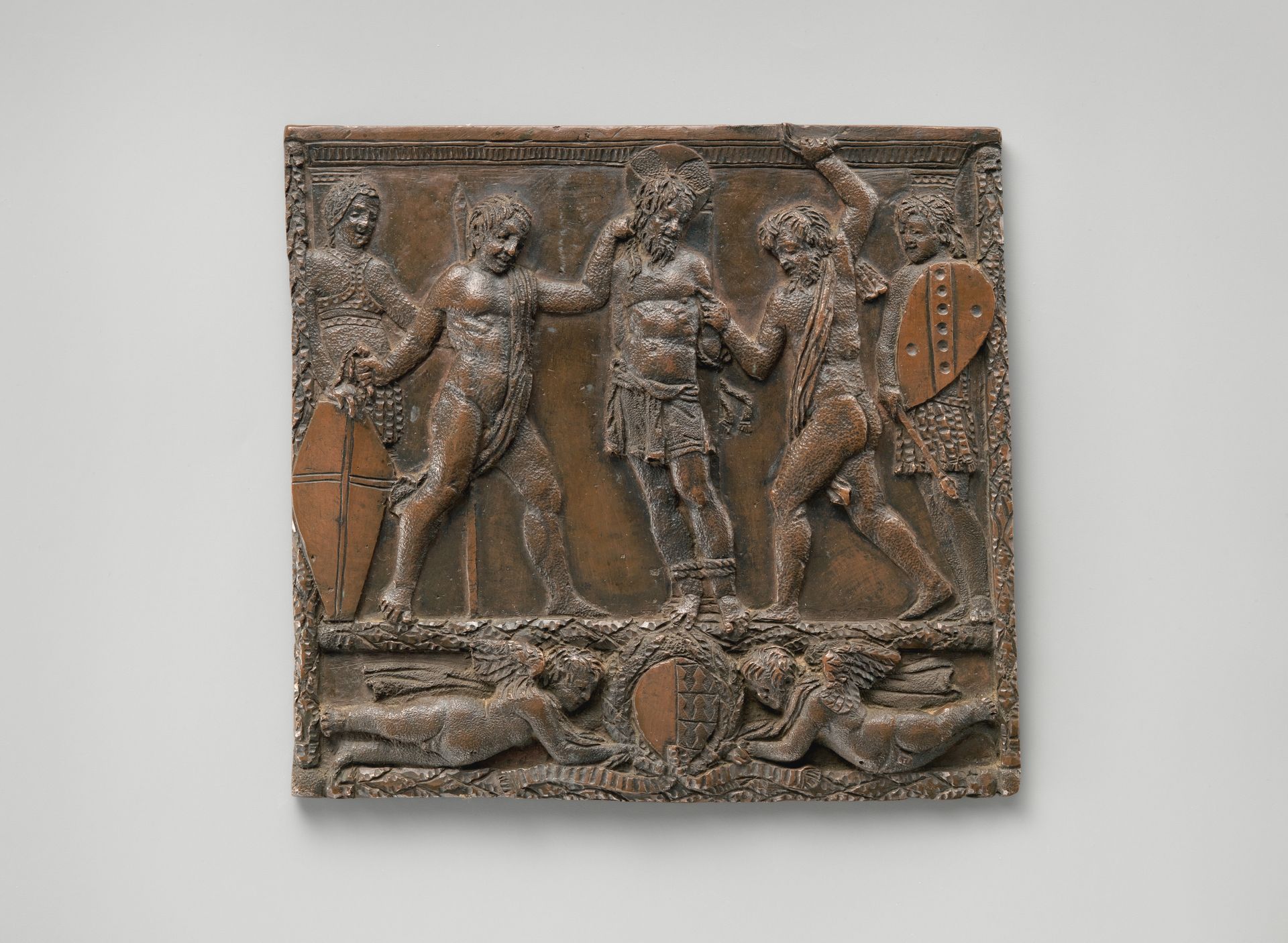 The flagellation of Christ by Donatello