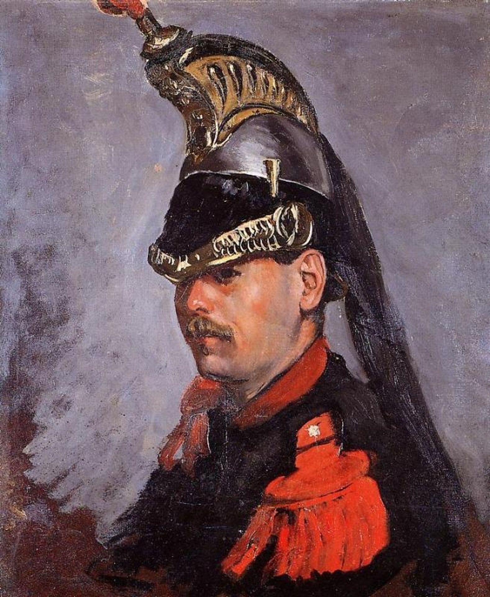 Portrait of Alphonse Tissie by Frederic Bazille