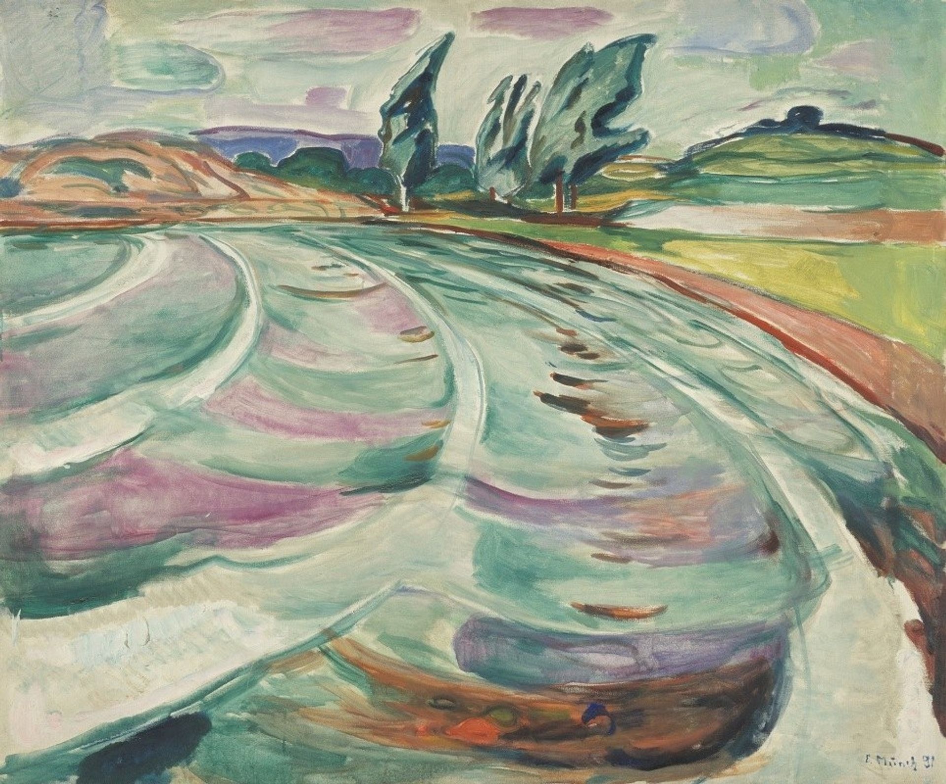 The Wave by Edvard Munch