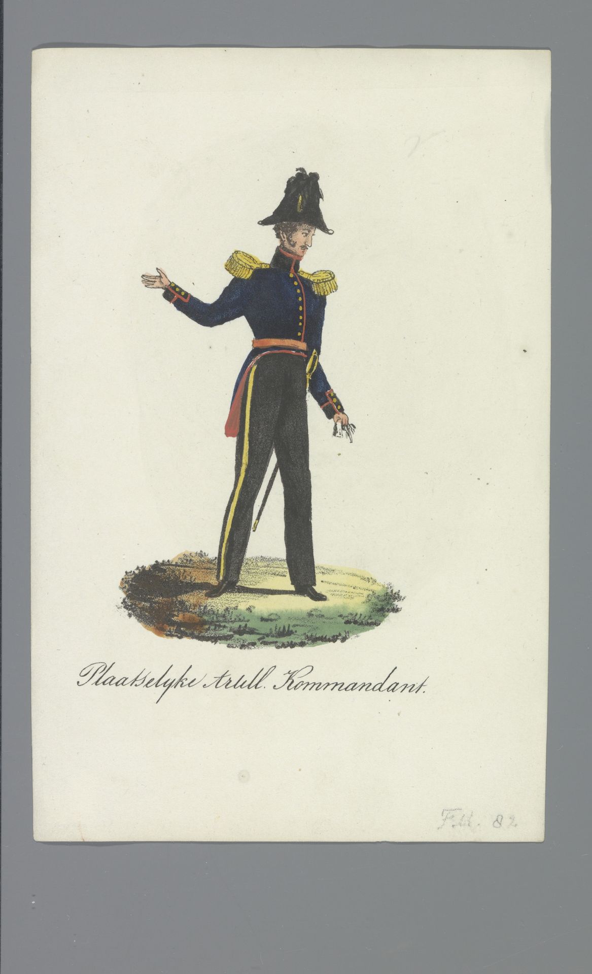 Plaatselijke Artill. Kommandant by Albertus Verhoesen