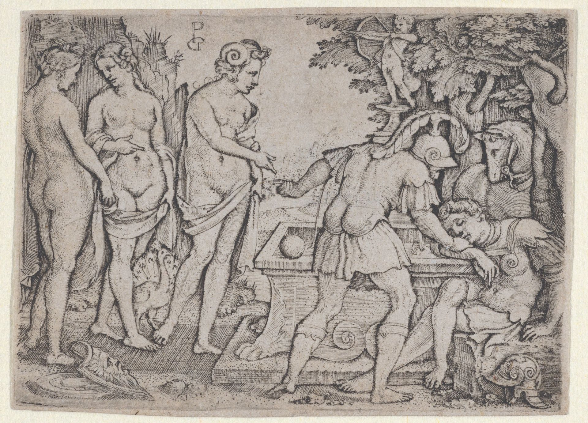 The Dream of Paris by Georg Pencz