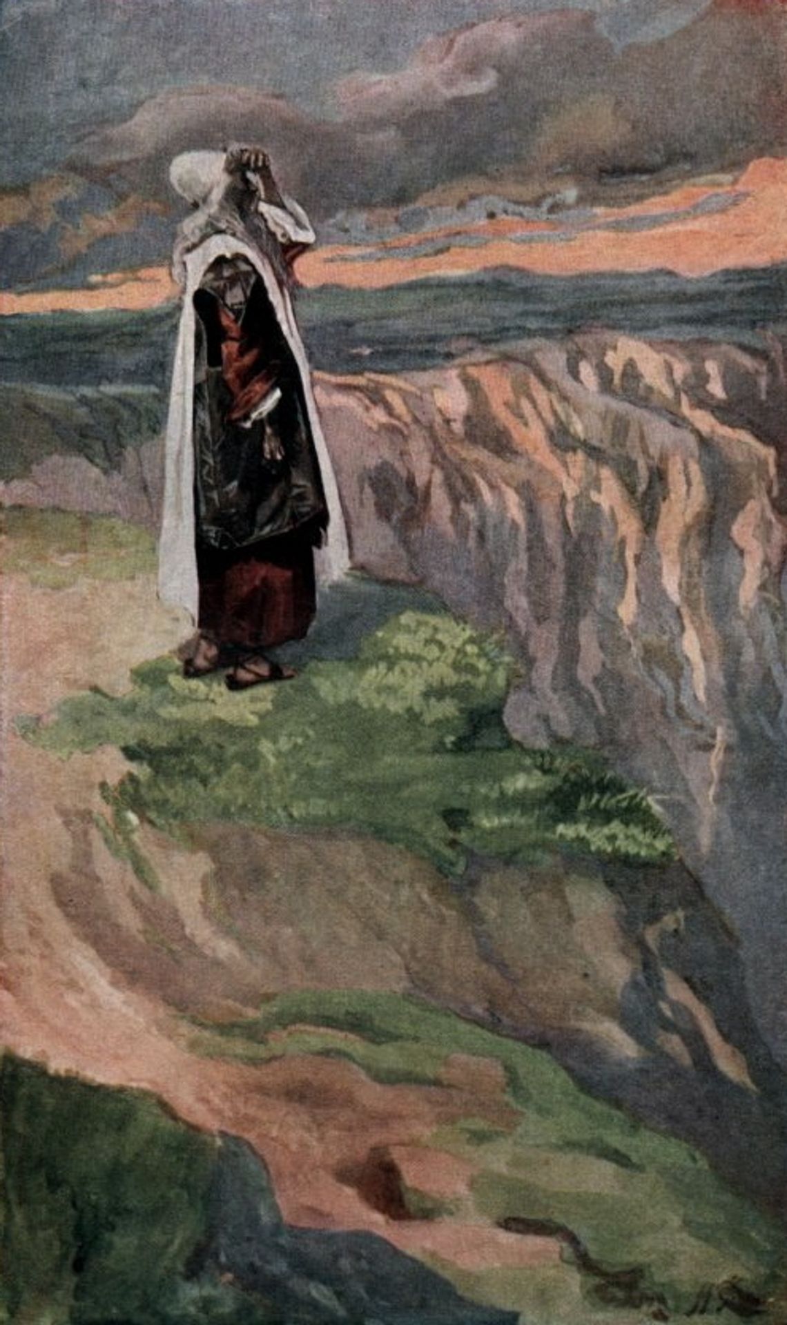 Moses Sees the Promised Land from Afar by James Tissot