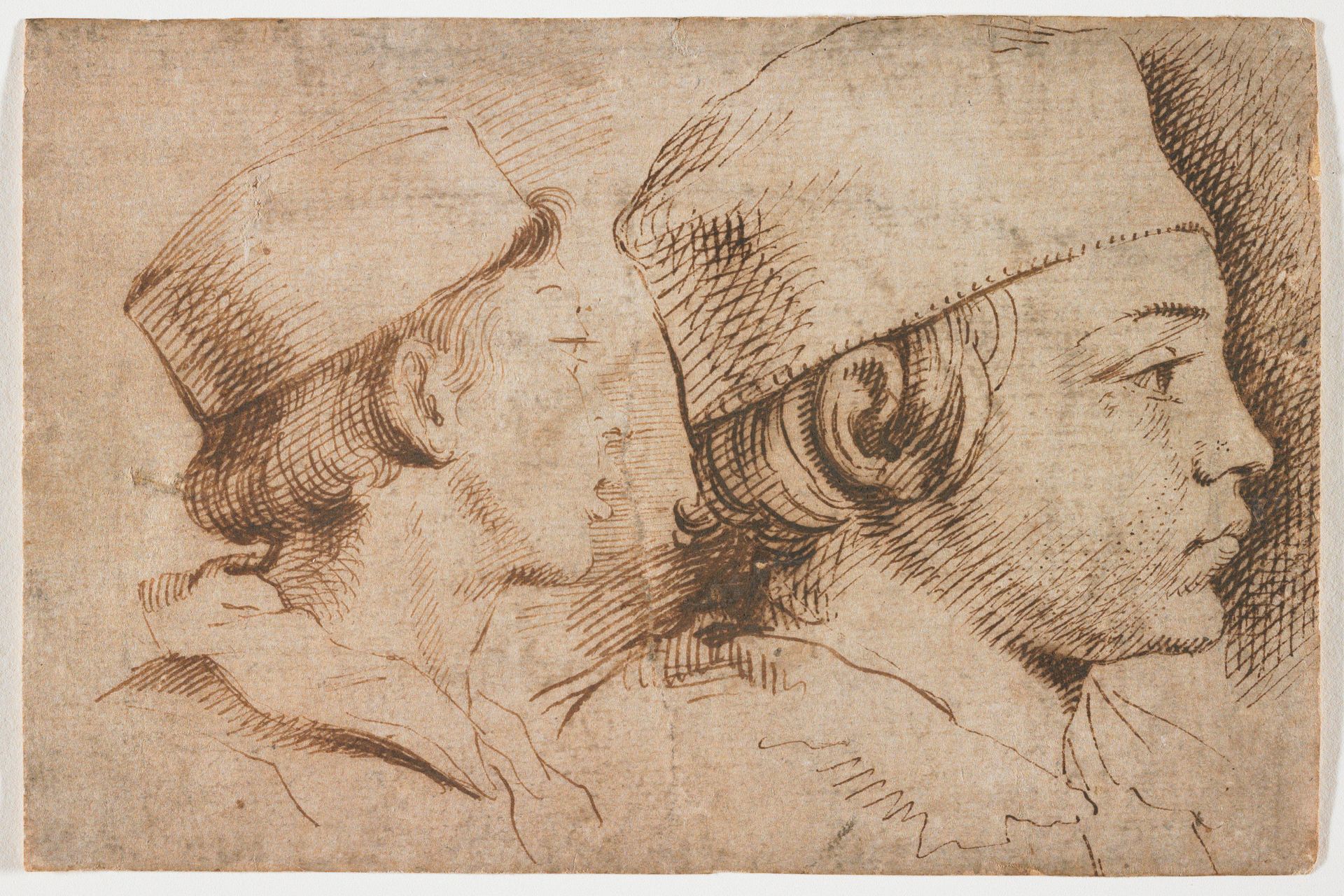Heads of Two Boys by Giovanni Battista Caracciolo