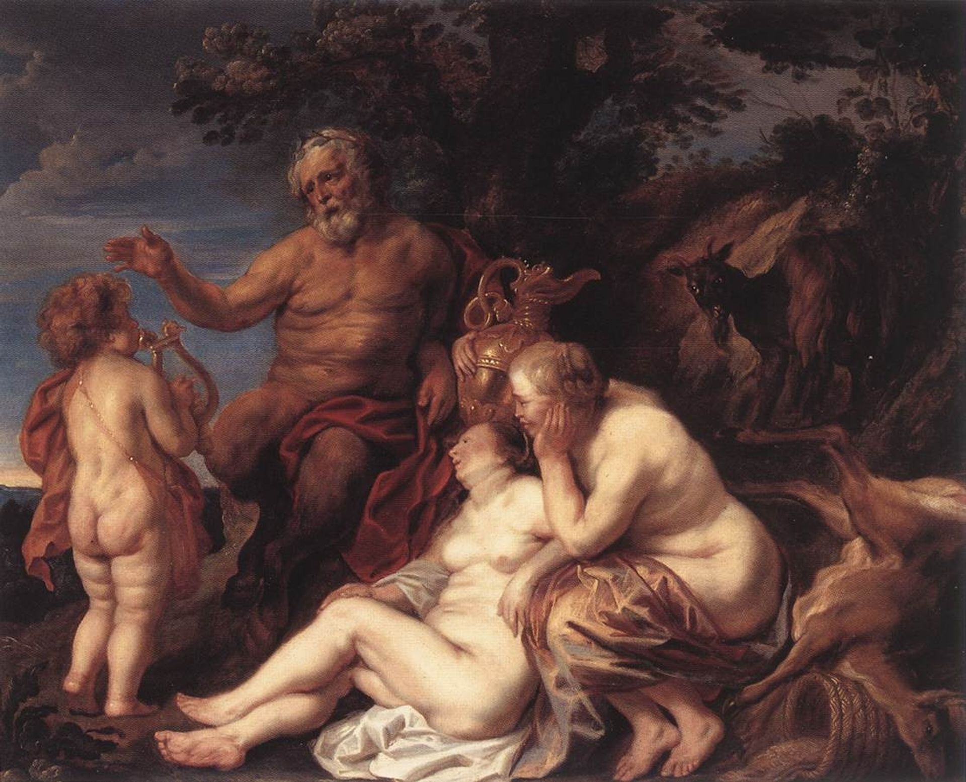 Education of Jupiter by Jacob Jordaens