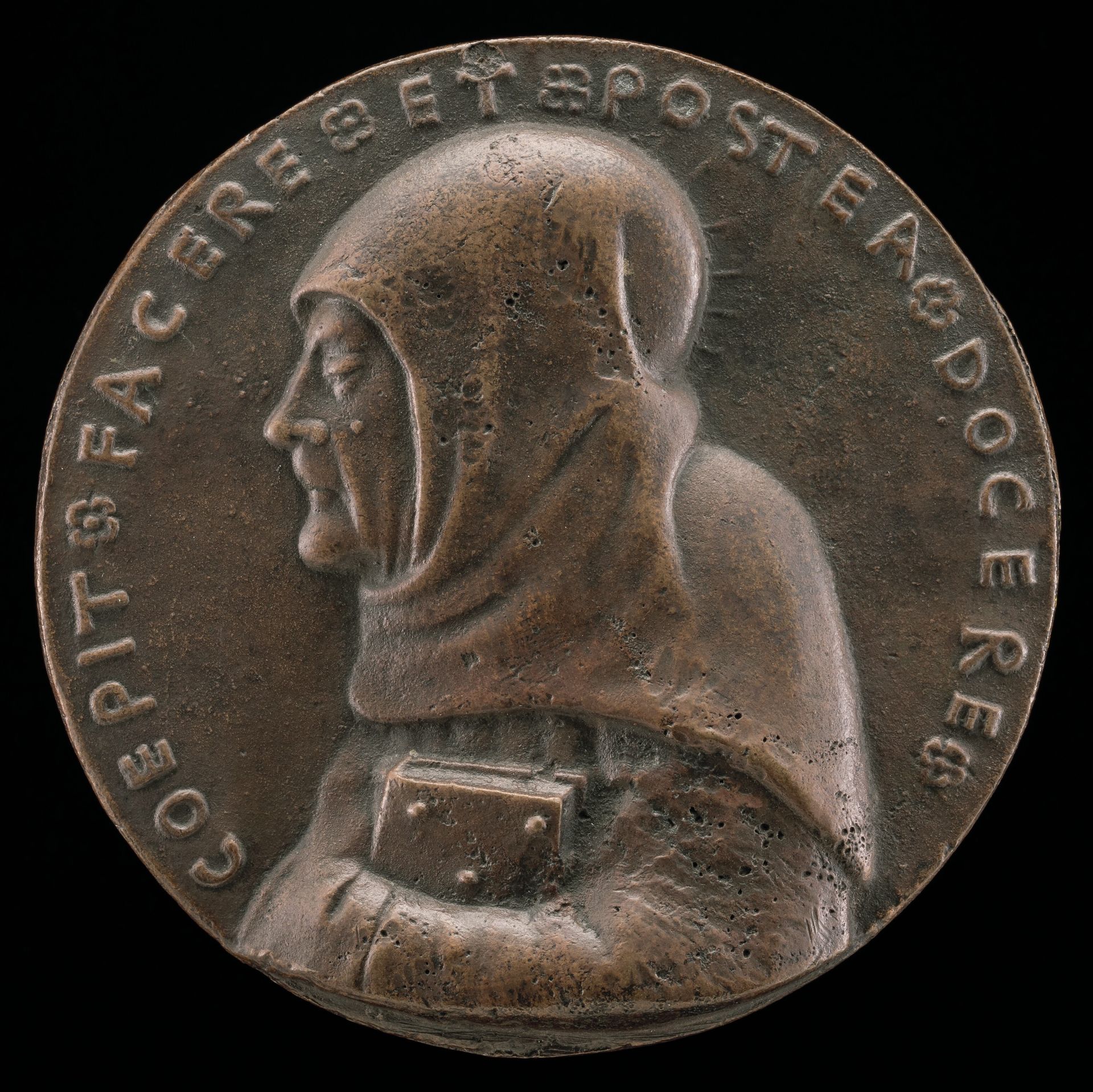 Saint Bernardino of Siena, 1380-1444, Canonized 1450 [obverse] by Antonio Marescotti