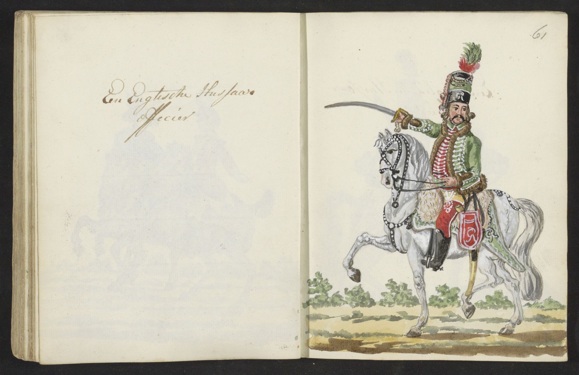 Uniform van Engelse huzaar by S.G. Casten