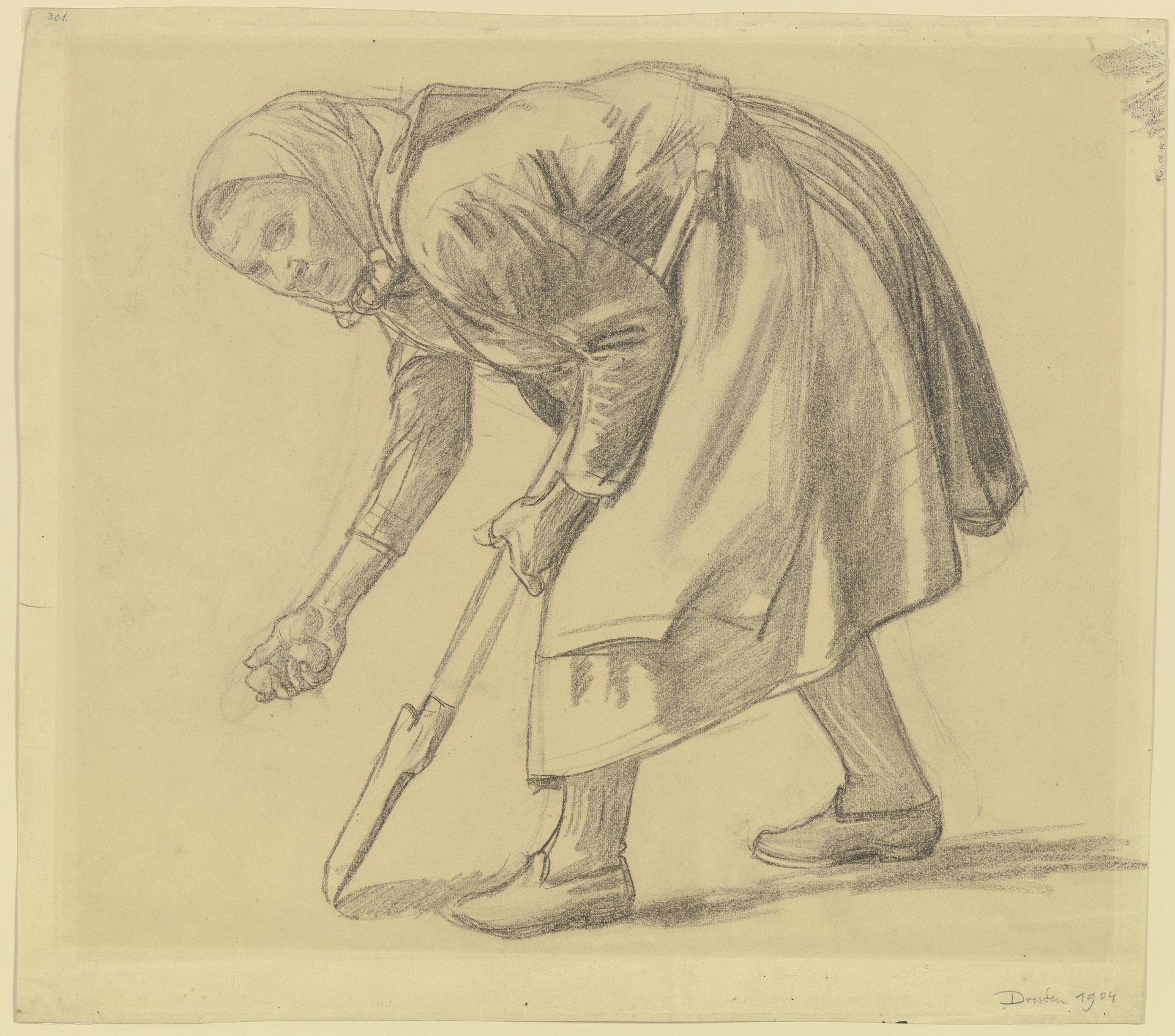 Potato sower by Leopold von Kalckreuth