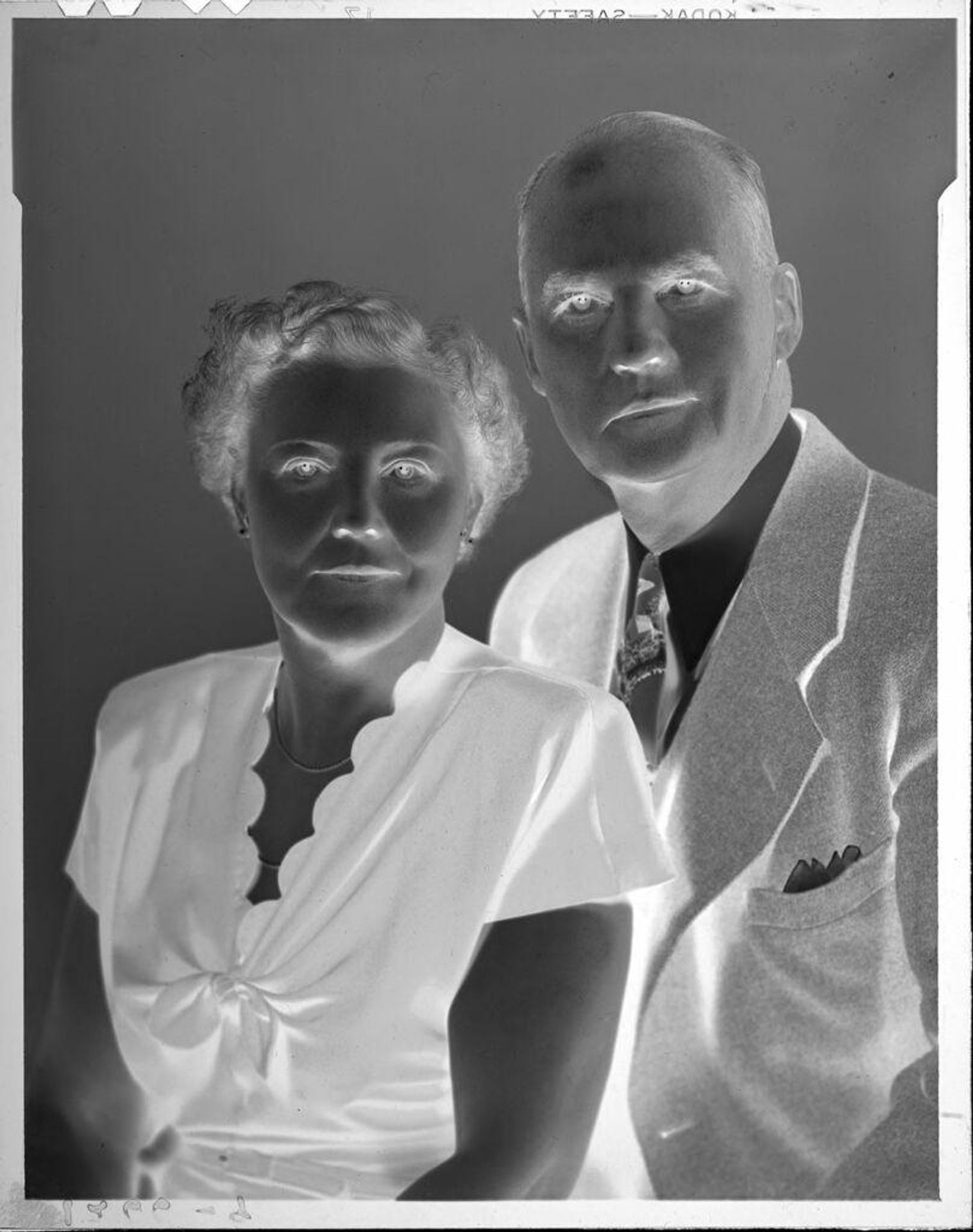 Untitled (portrait of man and woman) by John Howell
