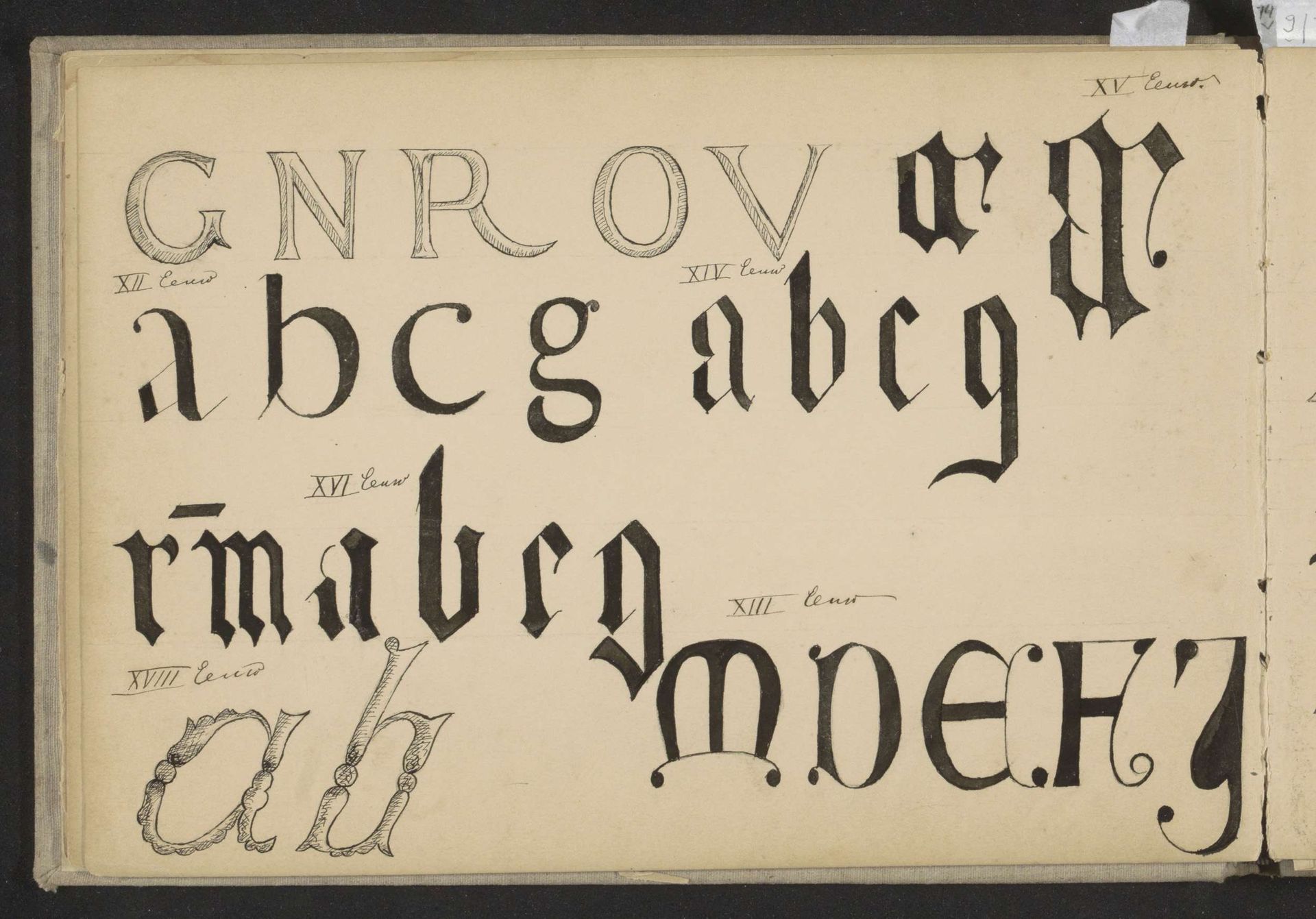 Kalligrafie: lettertypen uit de twaalfde tot en met de achttiende eeuw by Johanna van de Kamer