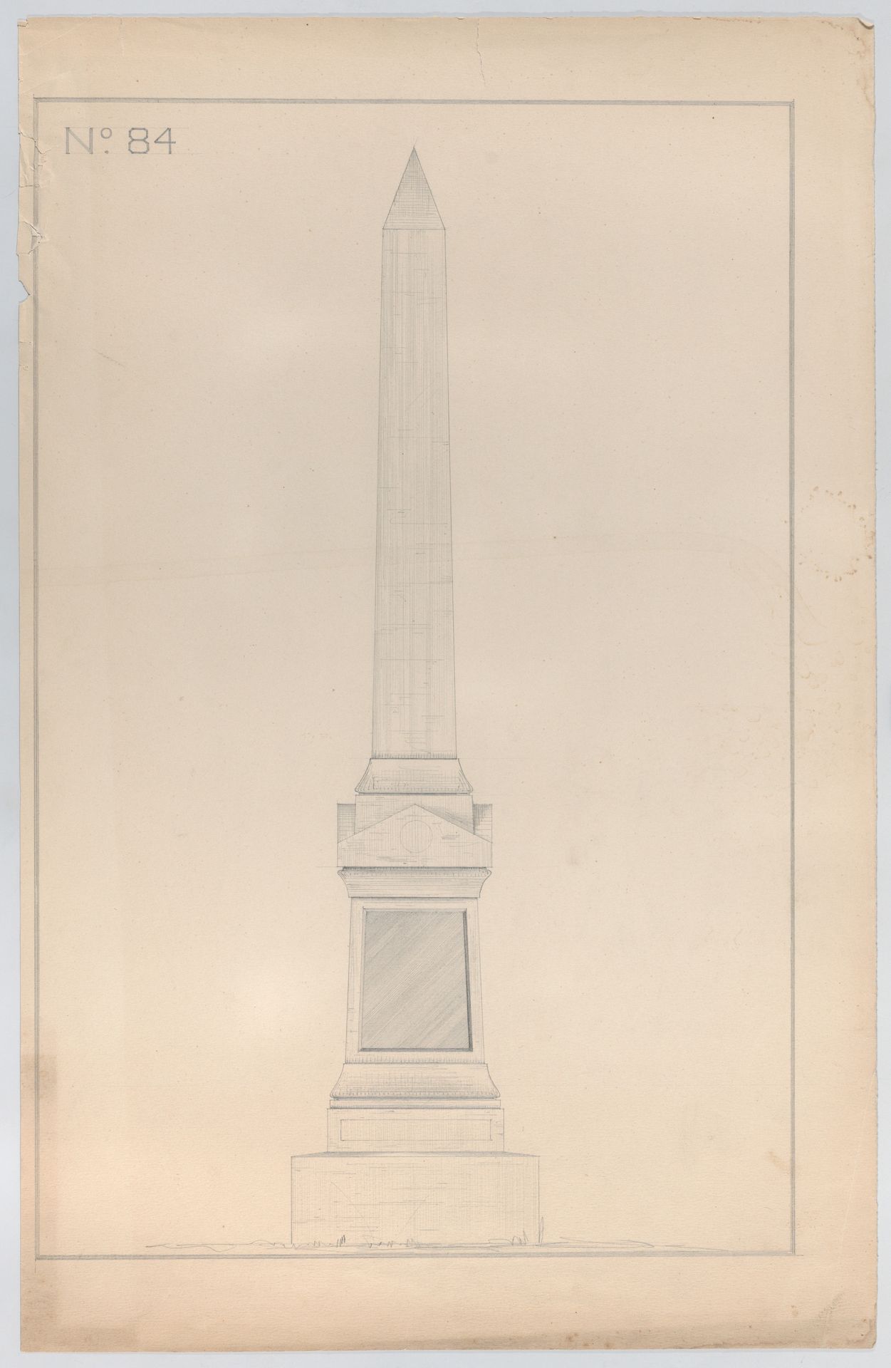 Obelisk Grave Monument, No. 16 by Alexander Maxwell