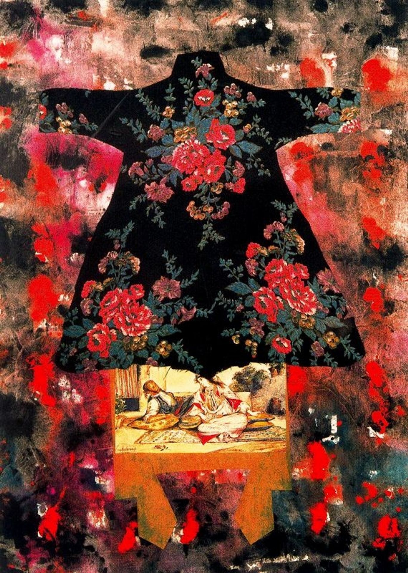 Collaborations Series - Delacroix and Me by Miriam Schapiro