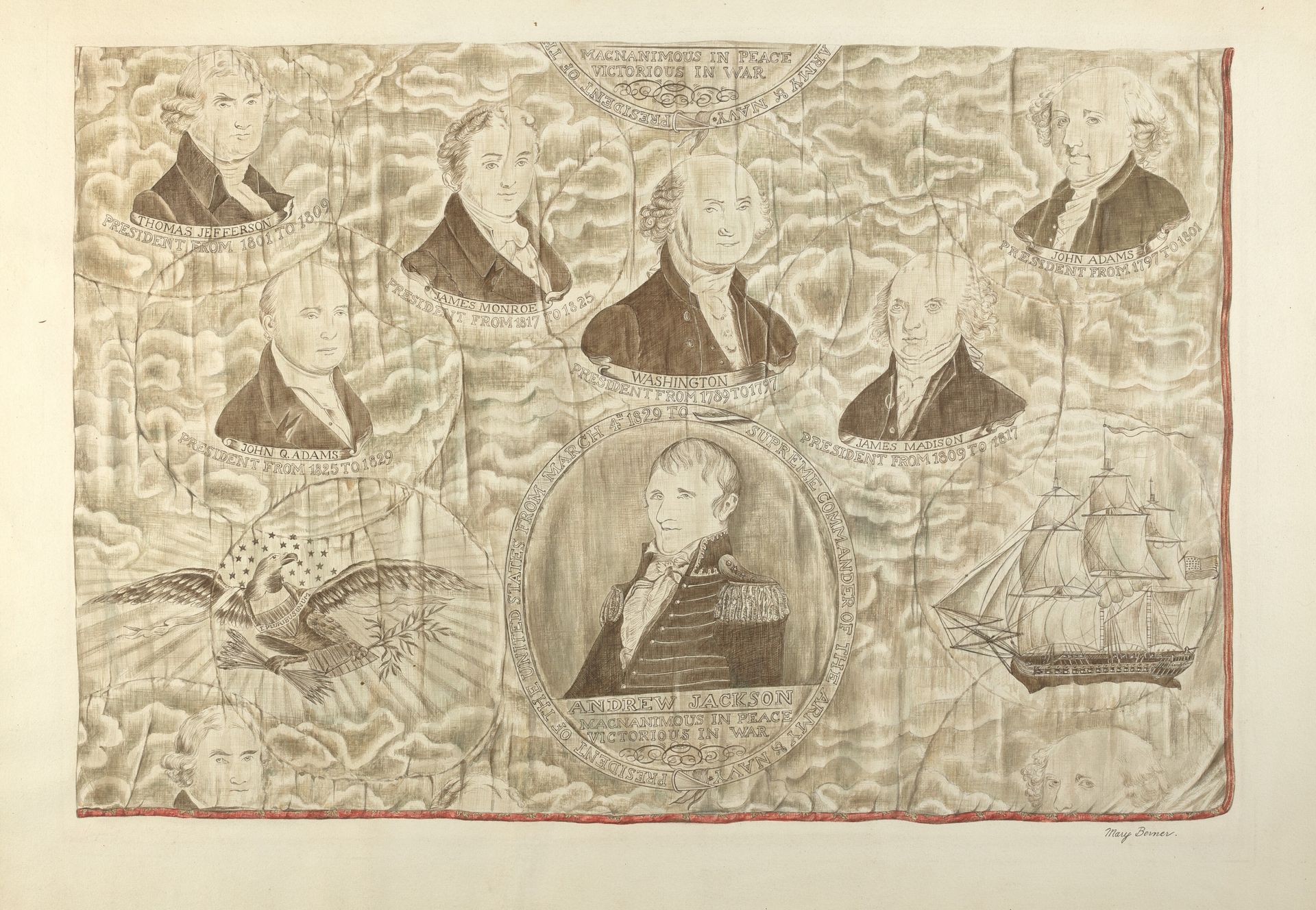 Printed Textile by Mary Berner