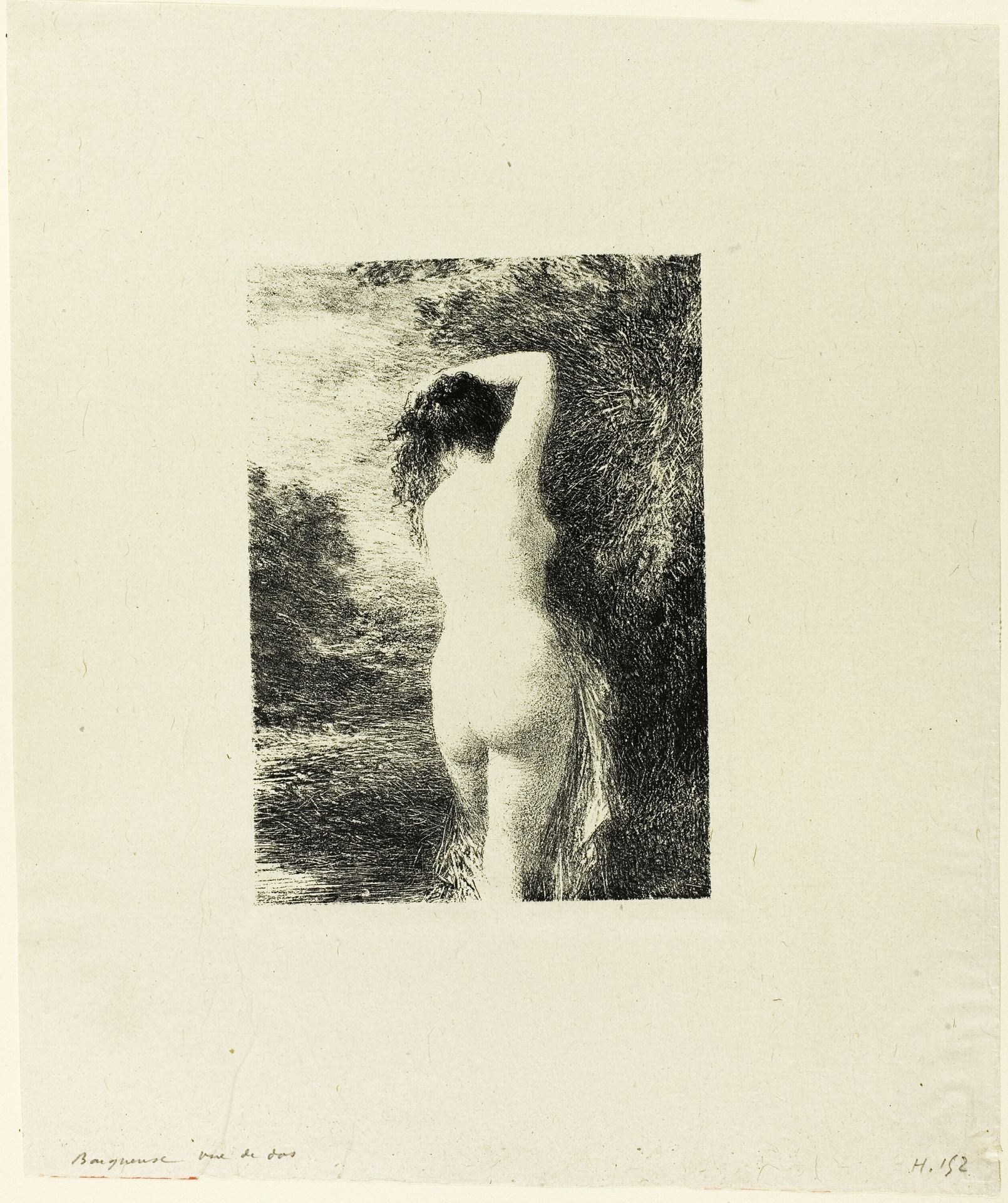 Standing Bather, third plate by Henri Fantin-Latour