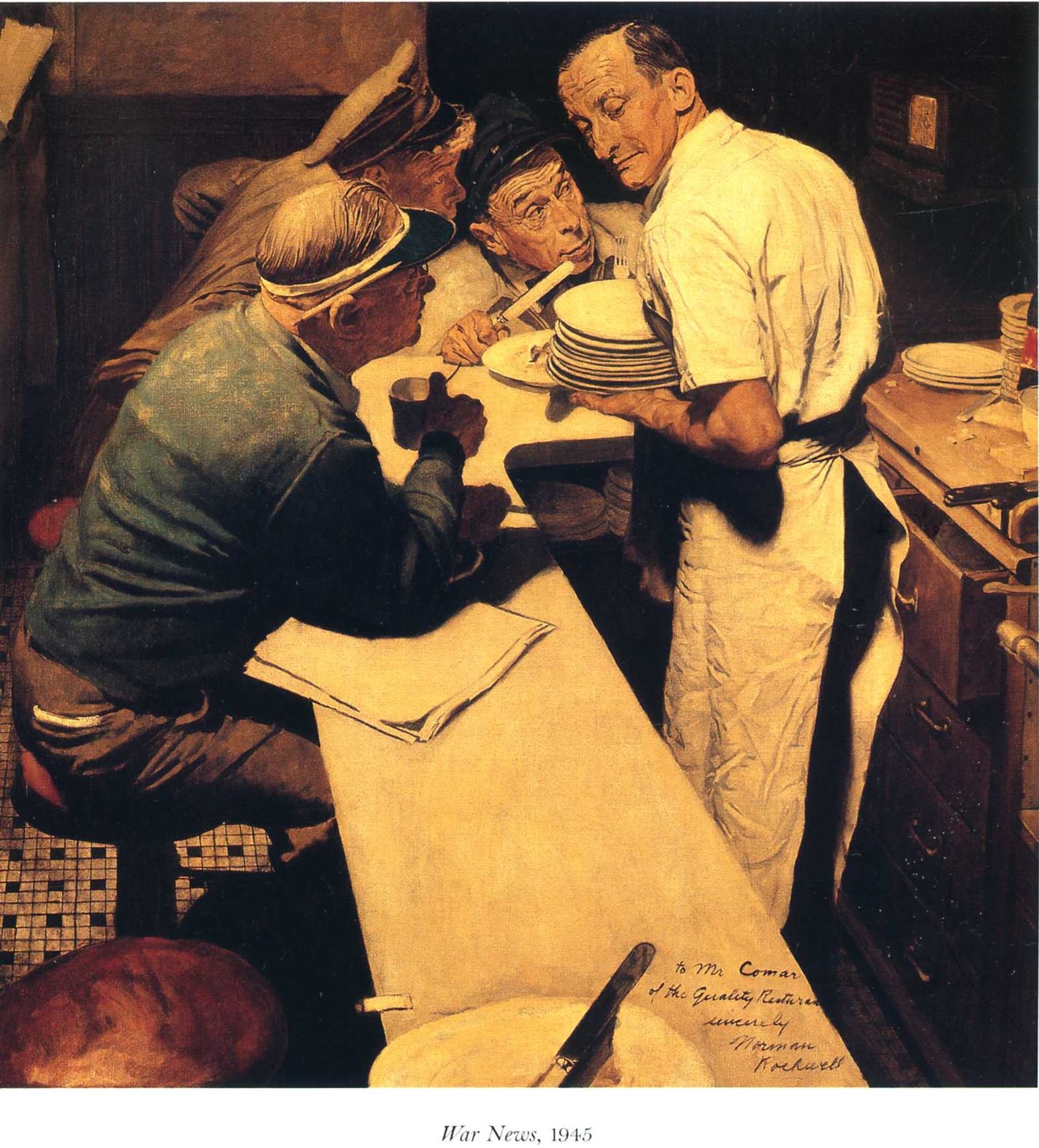 War News by Norman Rockwell