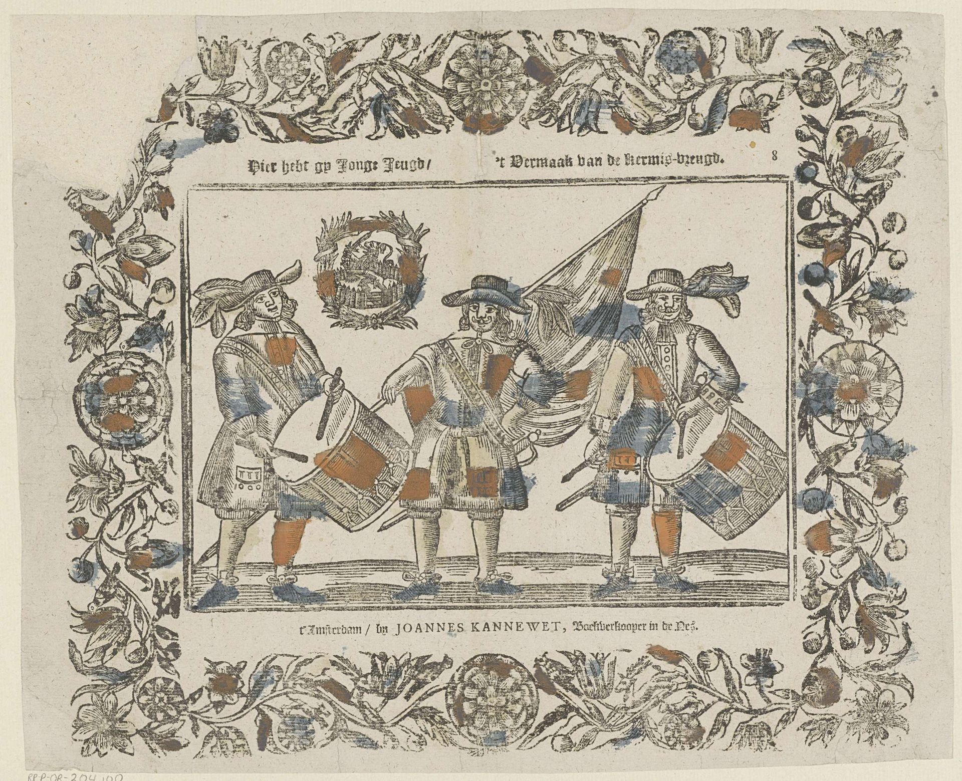Hier hebt gy jonge jeugd / 't Vermaak van de kermis-vreugd by Johannes (II) Kannewet