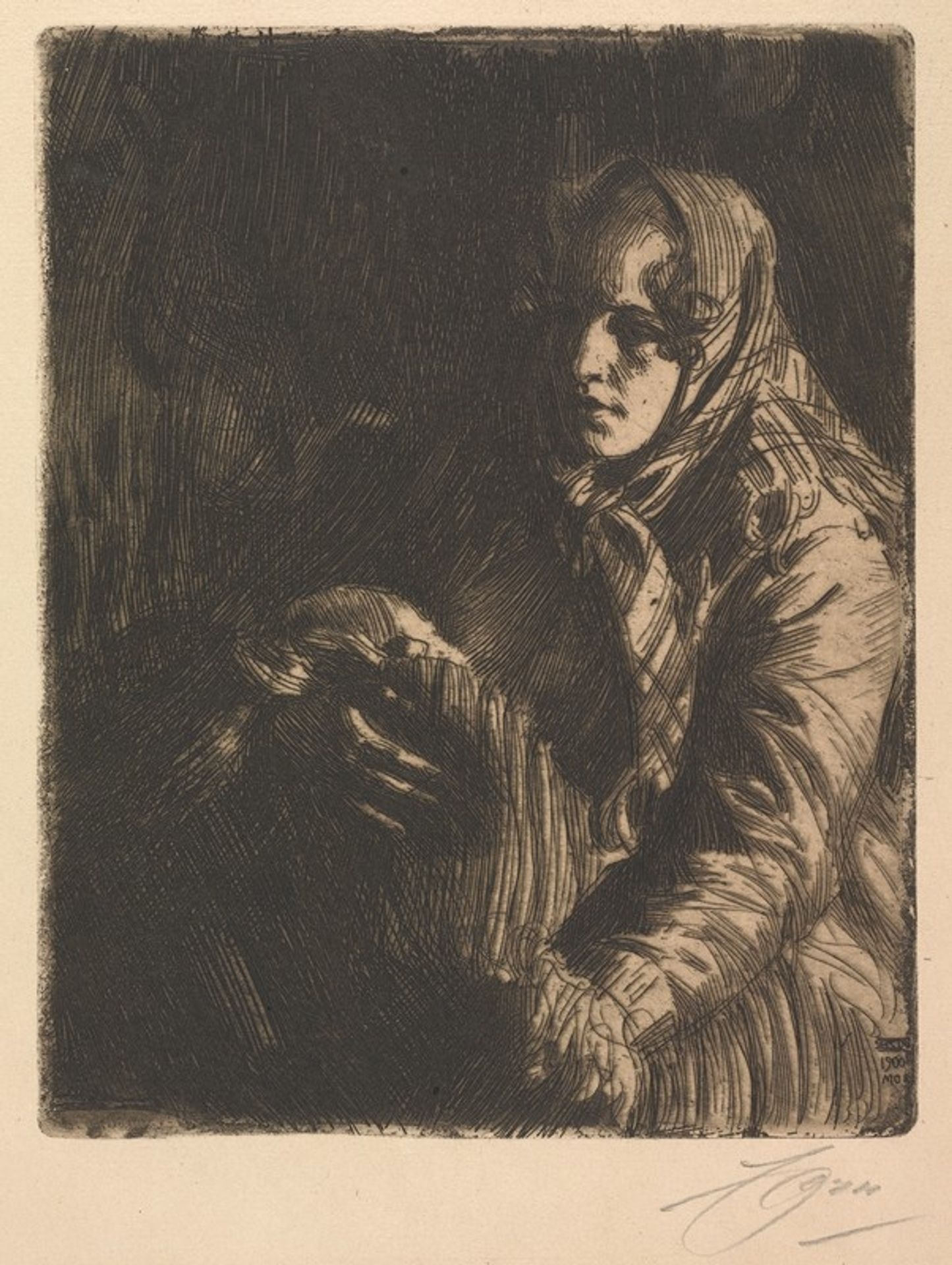 Madonna by Anders Zorn