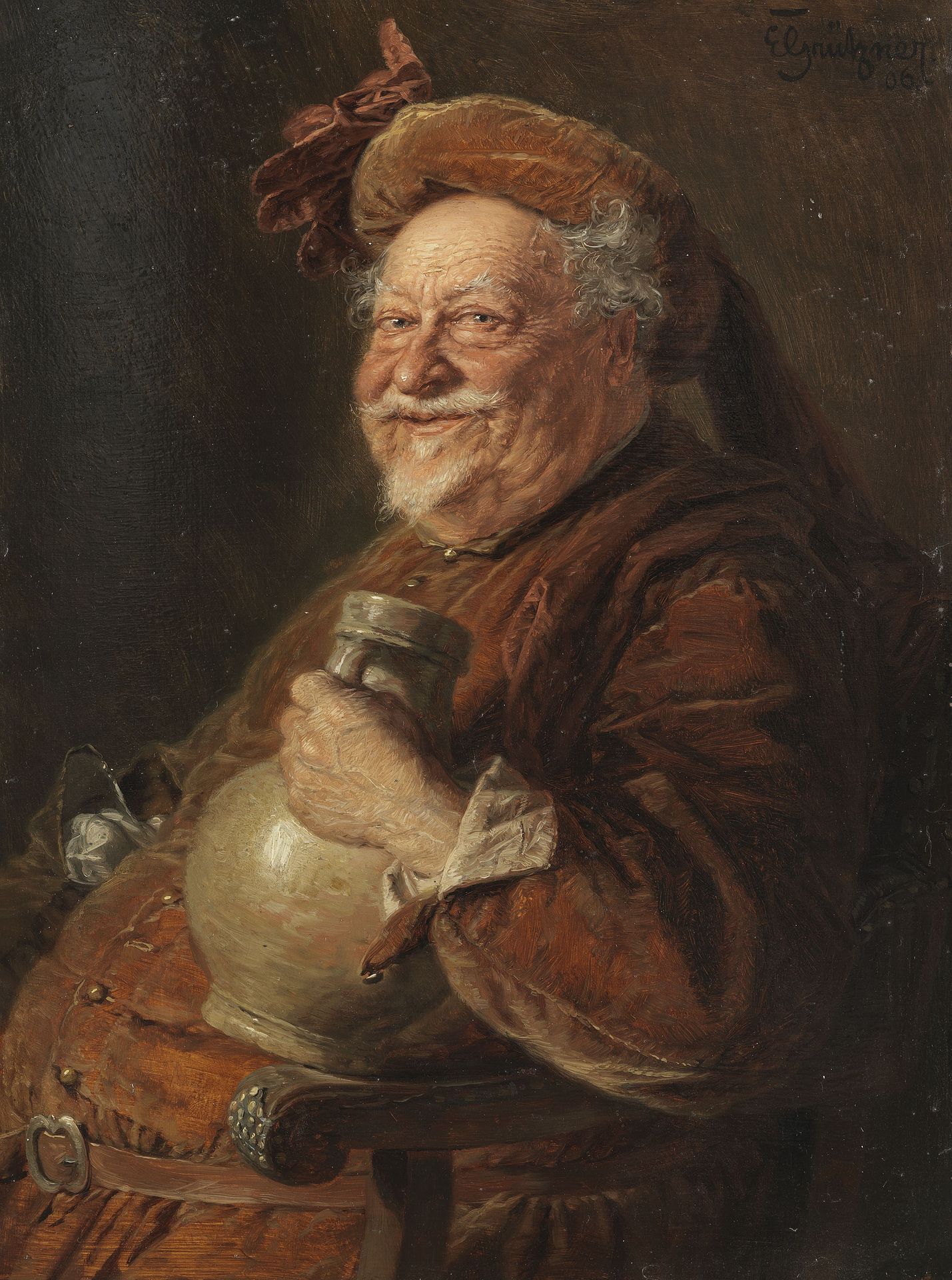 Falstaff by Eduard von Grützner