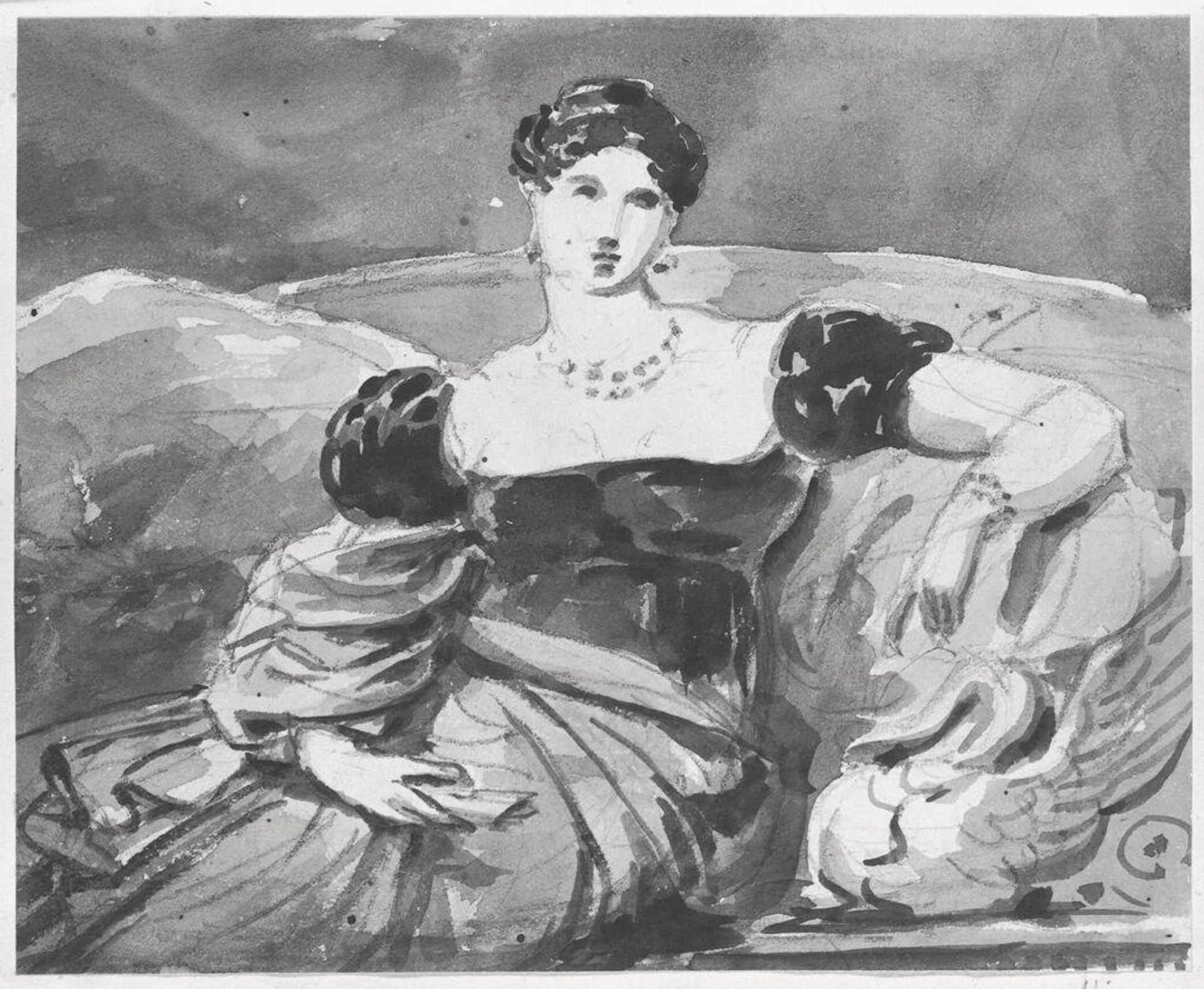 Seated Woman by Merry Joseph Blondel