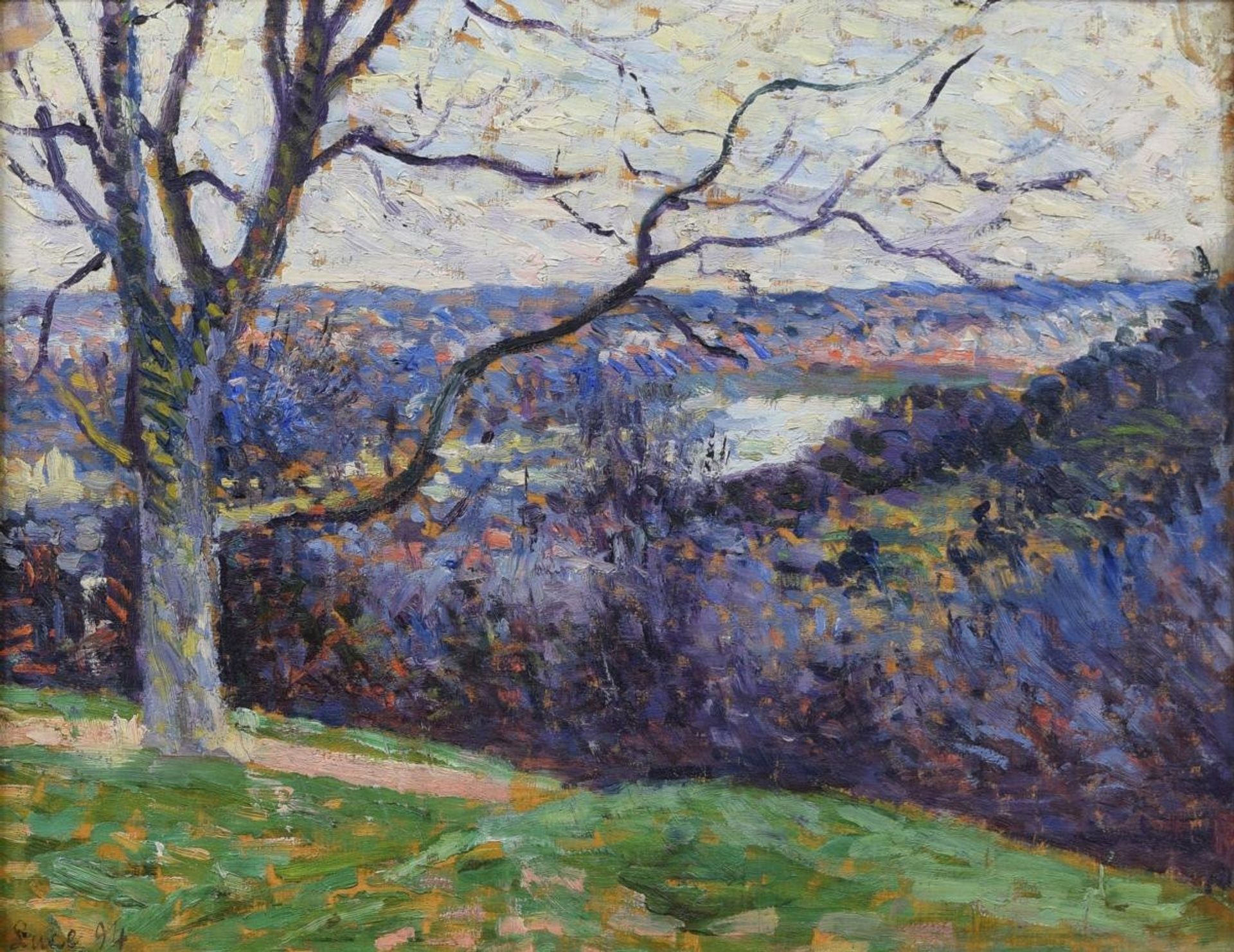 The Loop of the Seine near Herblay by Maximilien Luce