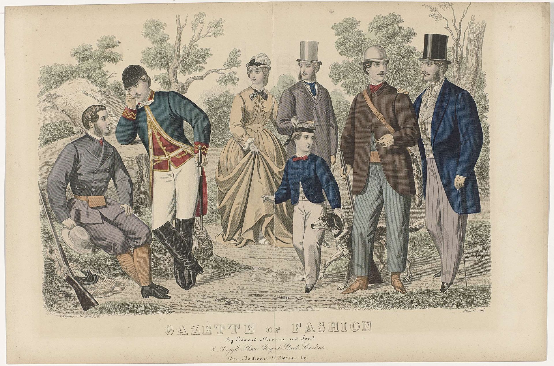Gazette of Fashion, August 1864 by Anonymous
