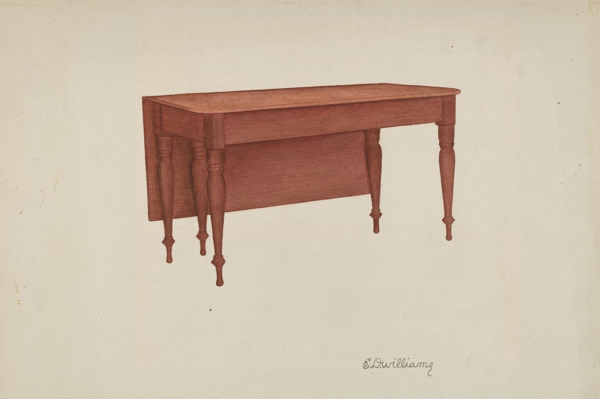 Table (Dining?) by Edward D. Williams