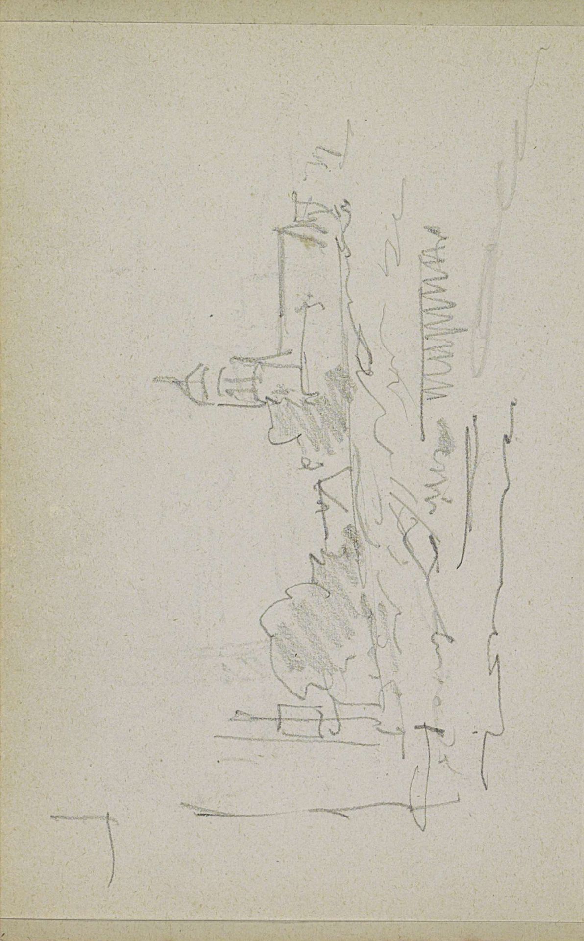 Stadsgezicht met een kerk by Adrianus Eversen