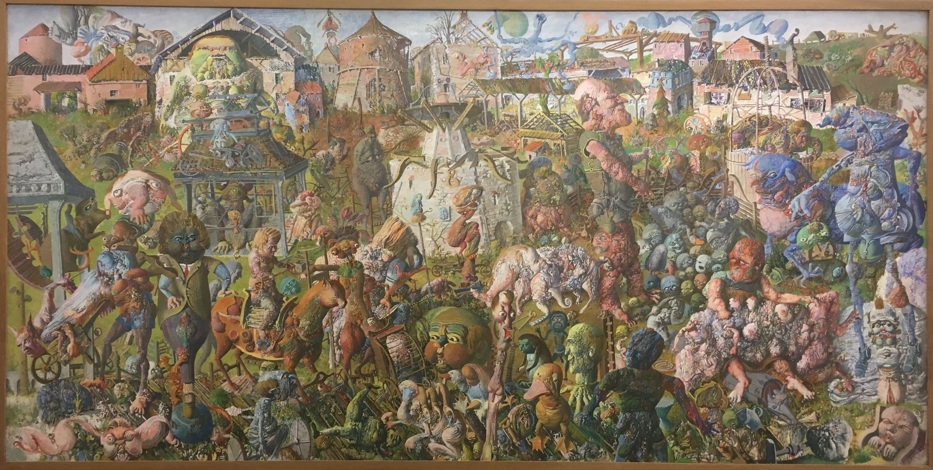 La Grande Ferne - Hommage à Bernard Réquichot by Dado