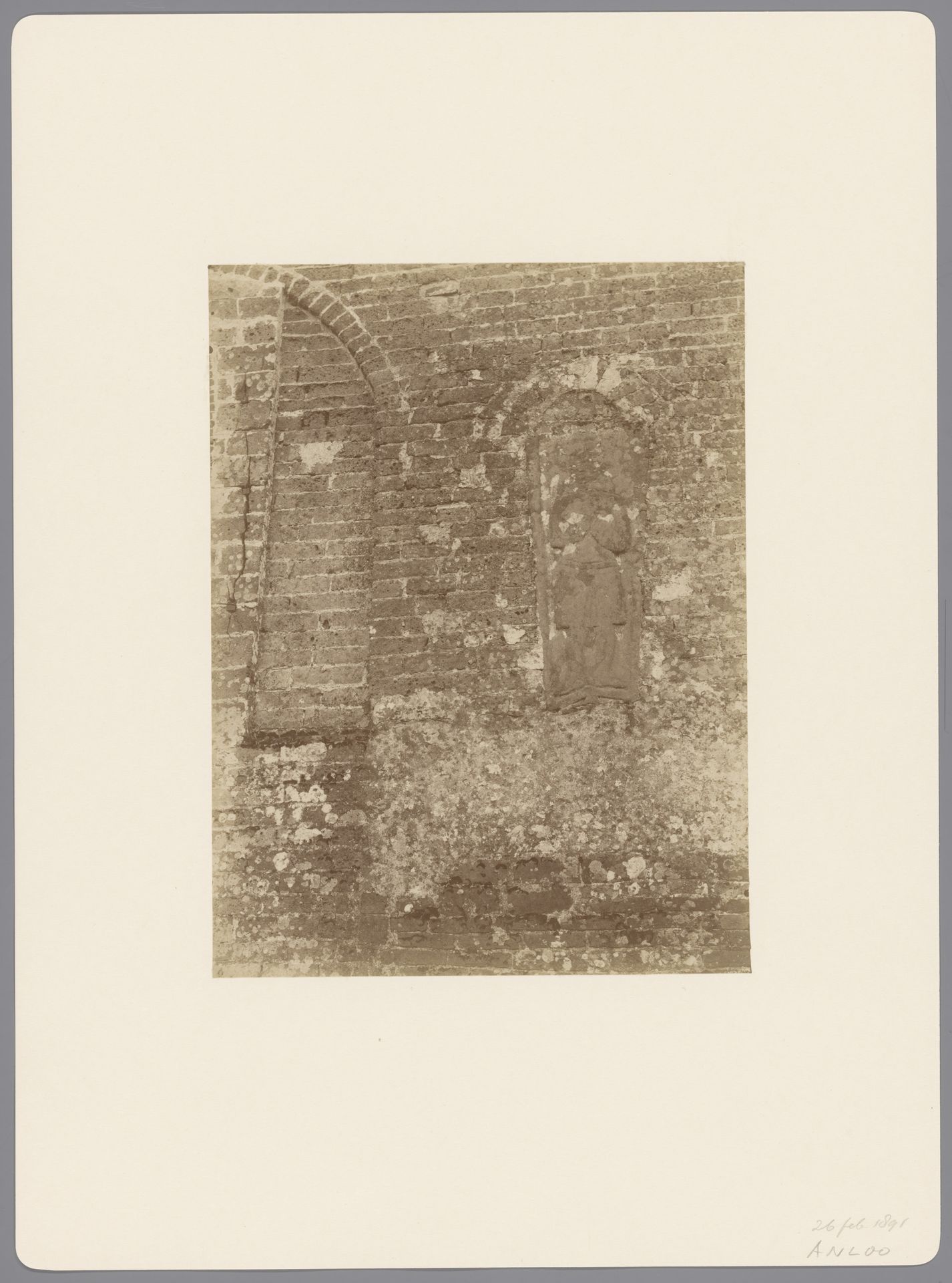 Detail van de Magnuskerk te Anloo by anoniem (Monumentenzorg)