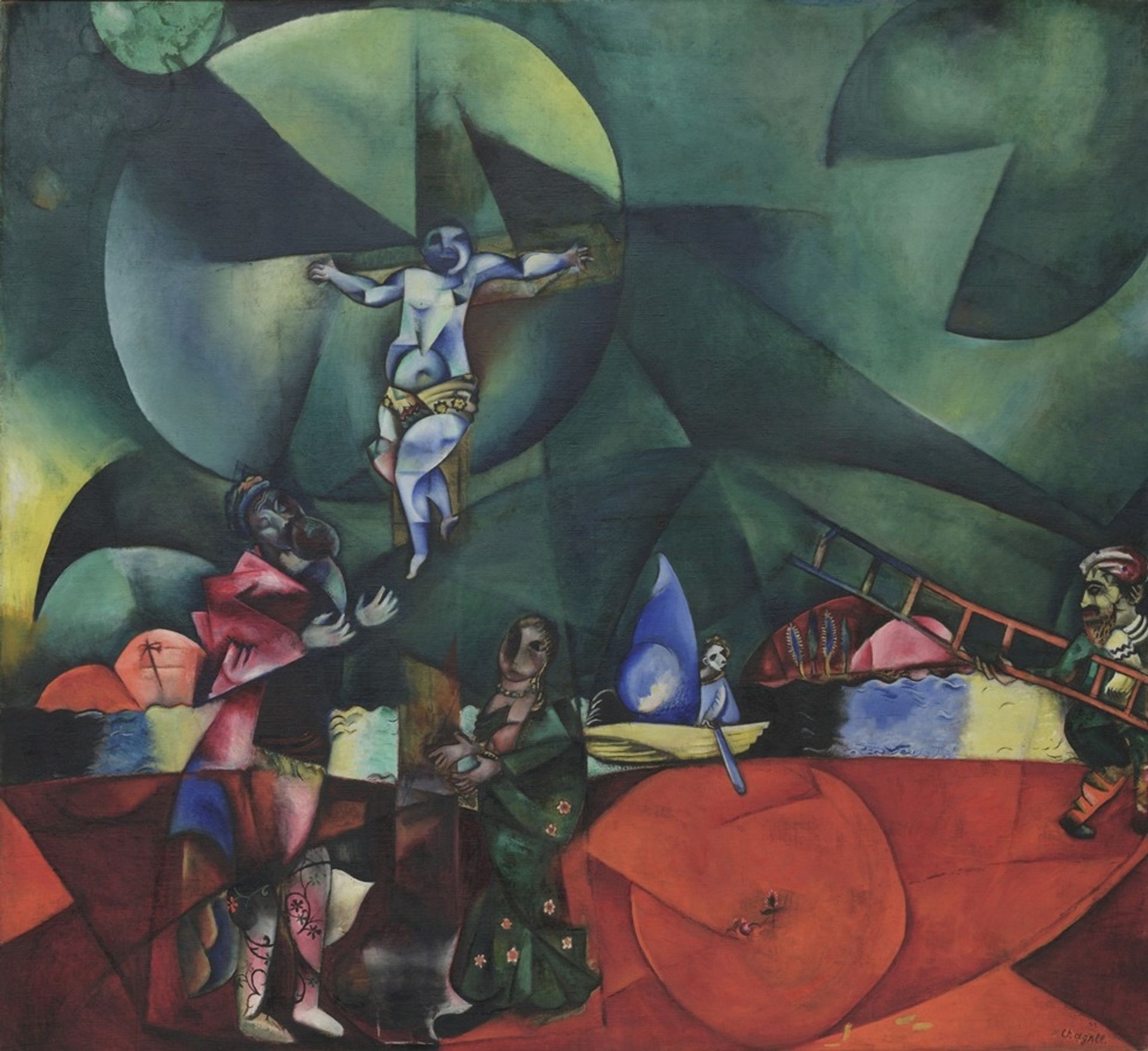 Calvary by Marc Chagall