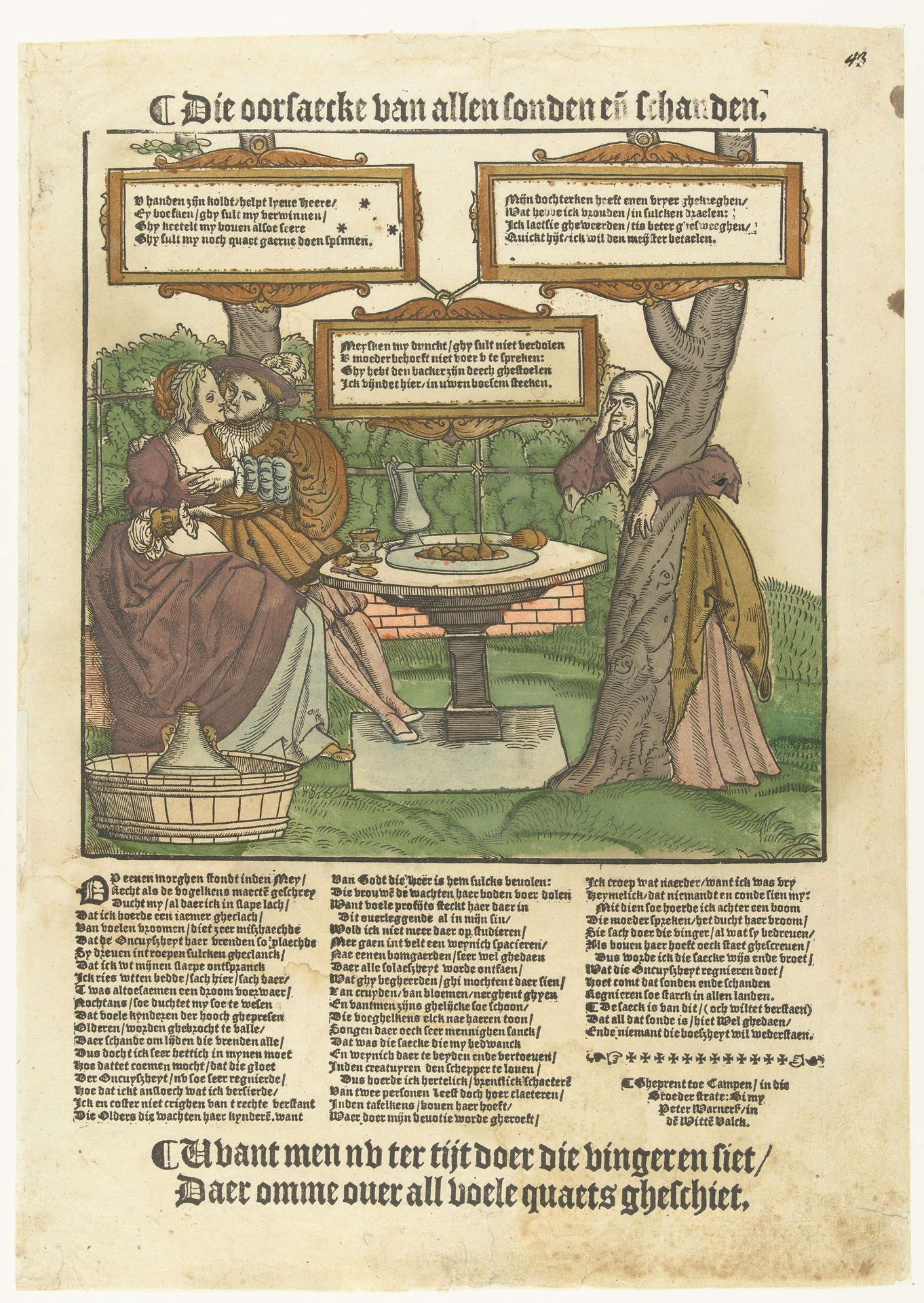 Het door de vingers zien by Anonymous