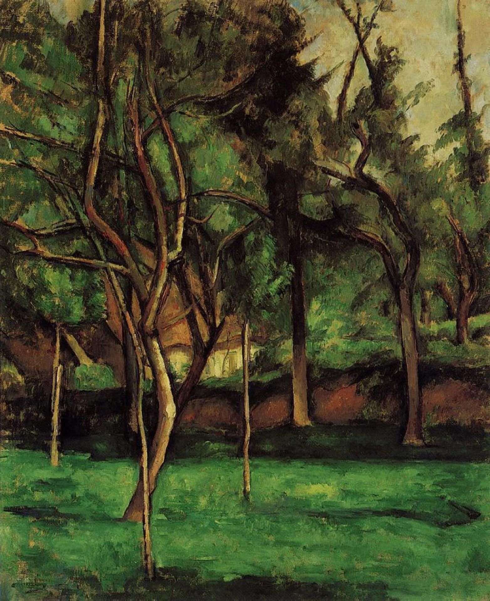 Orchard by Paul Cézanne