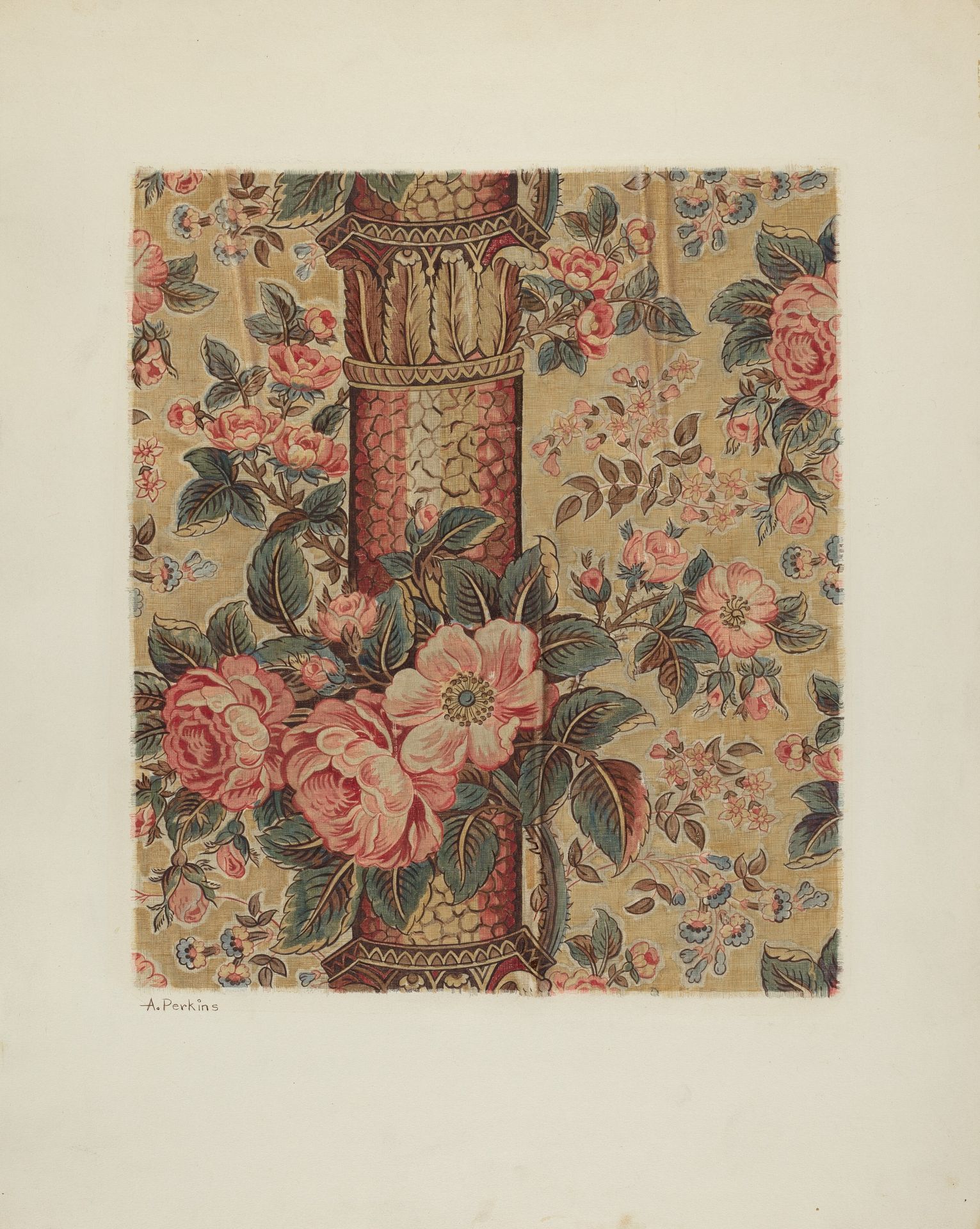 Printed Textile by Arlene Perkins