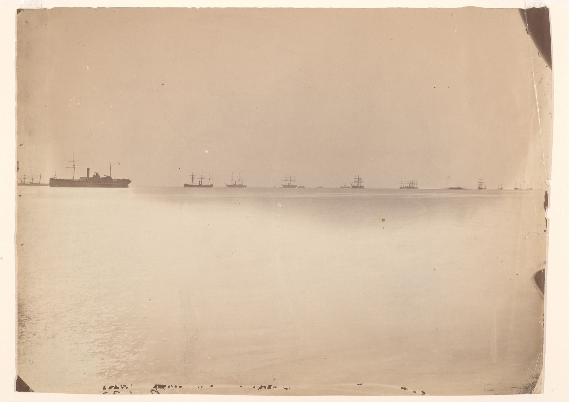 Naval Blockade by Alexander Gardner