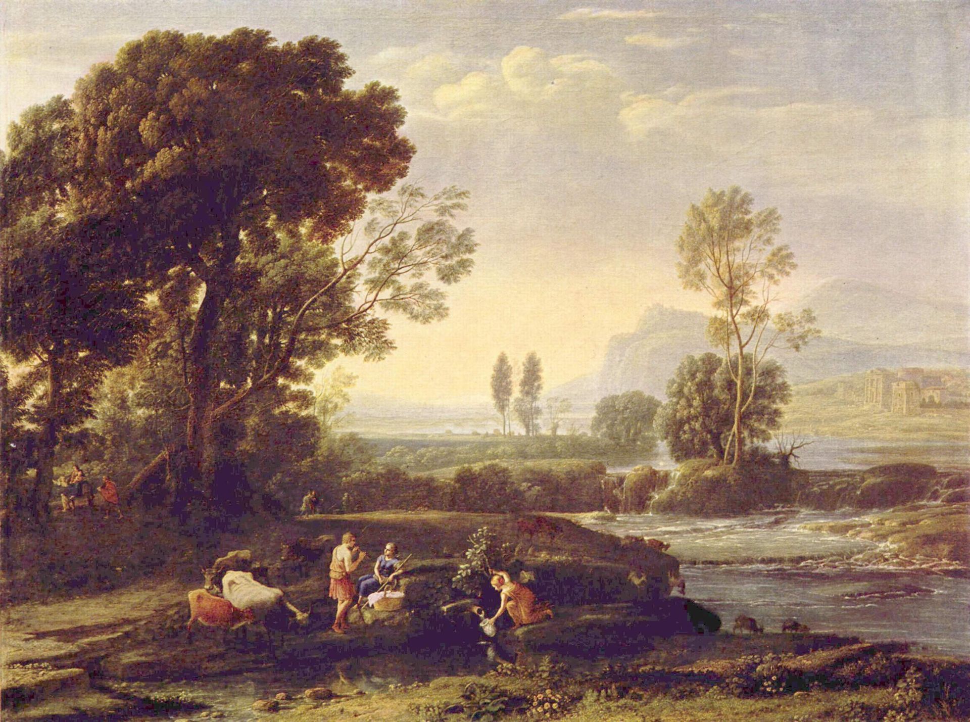 Landscape with the Flight into Egypt by Claude Lorrain