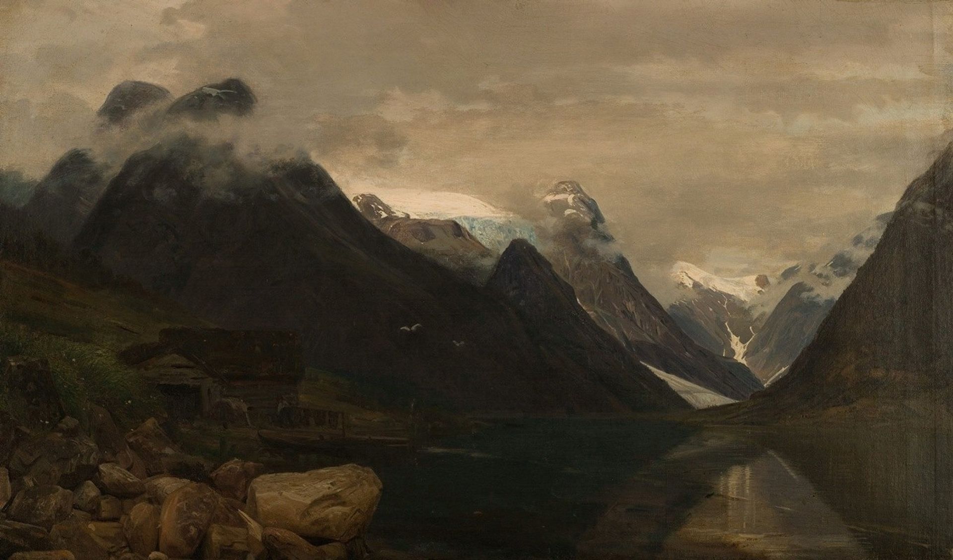Fjærlandsfjellene, Sogn by Amaldus Nielsen