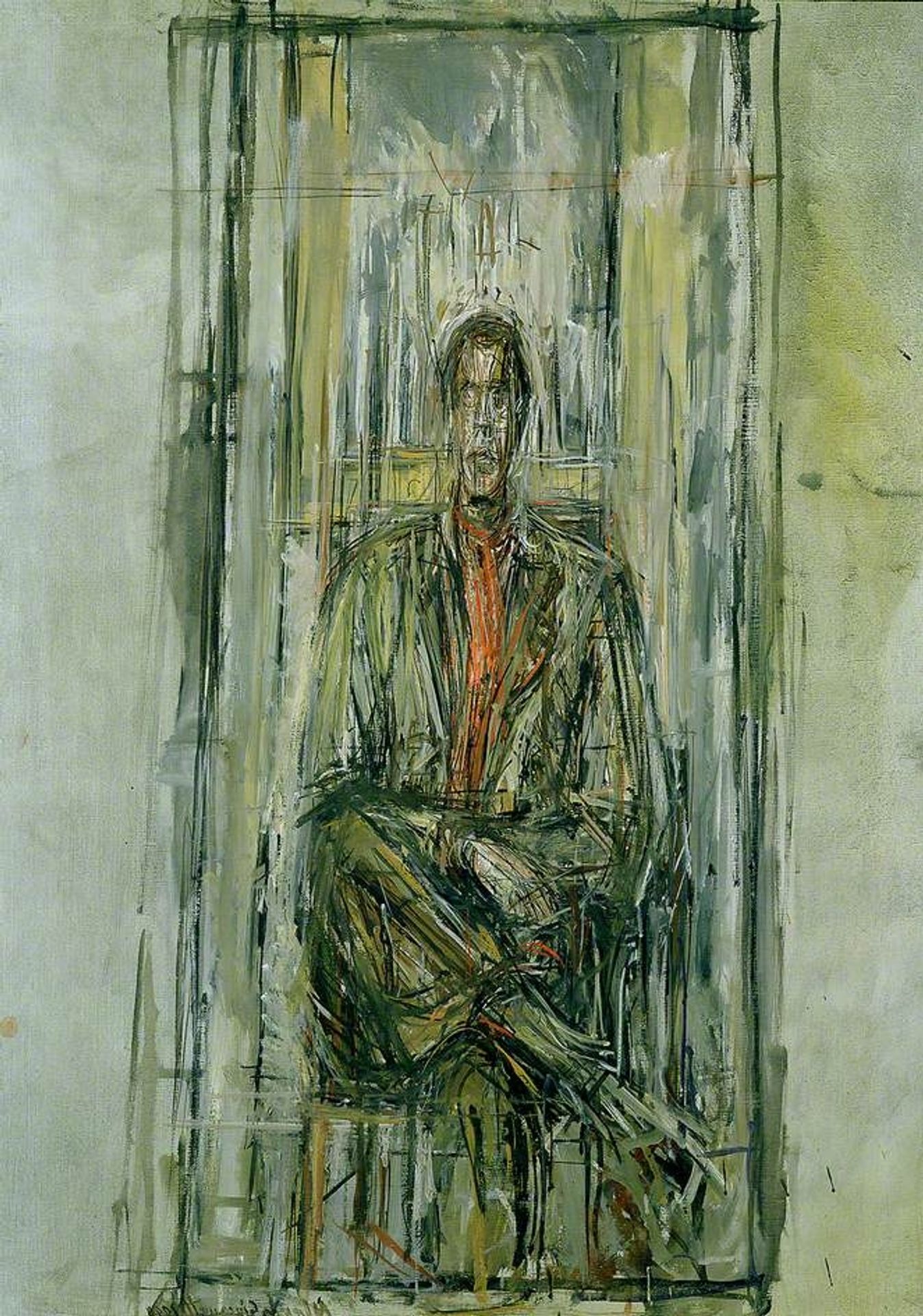 Diego Seated by Alberto Giacometti