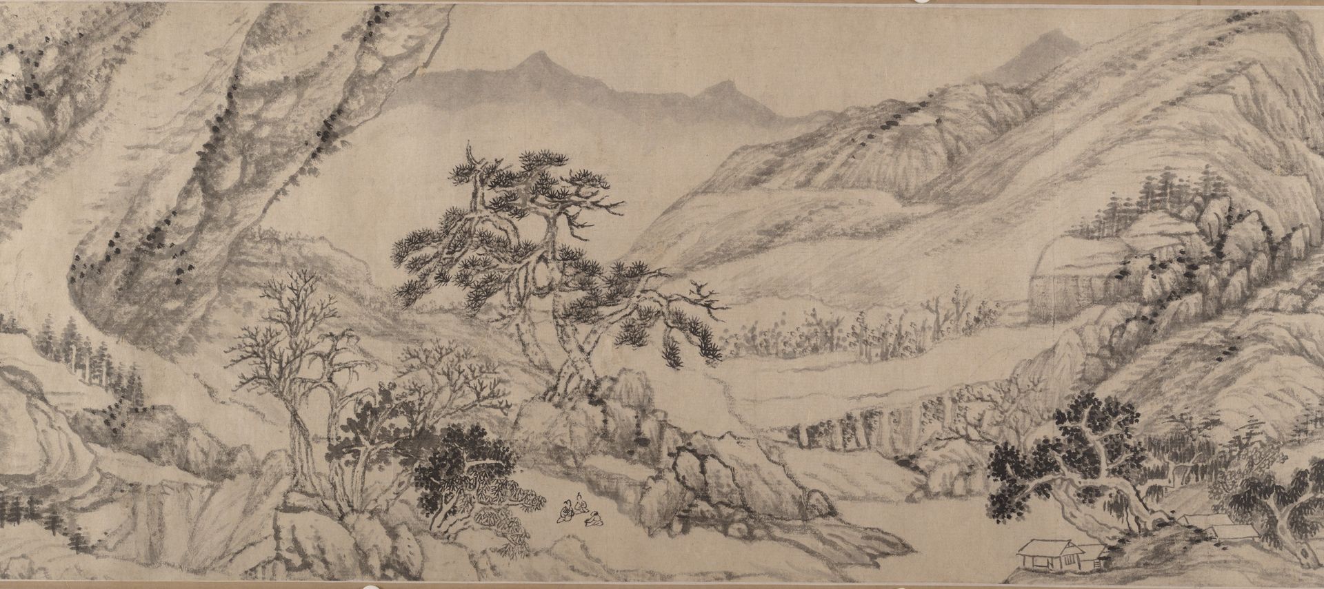Traveling Amid Streams and Mountains by Liu Yu