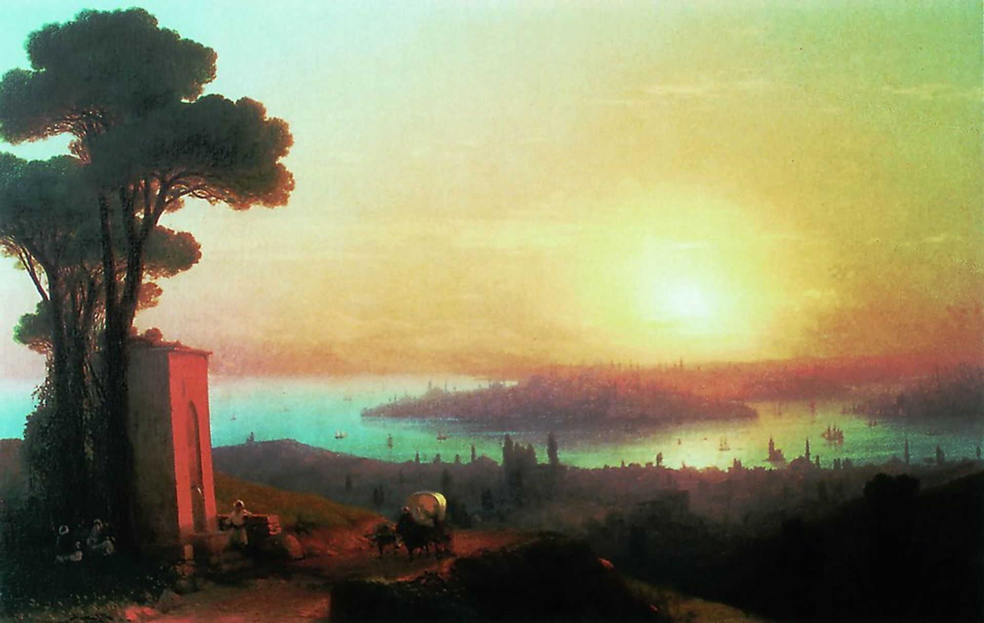 View of Constantinople by Ivan Konstantinovich Aivazovsky