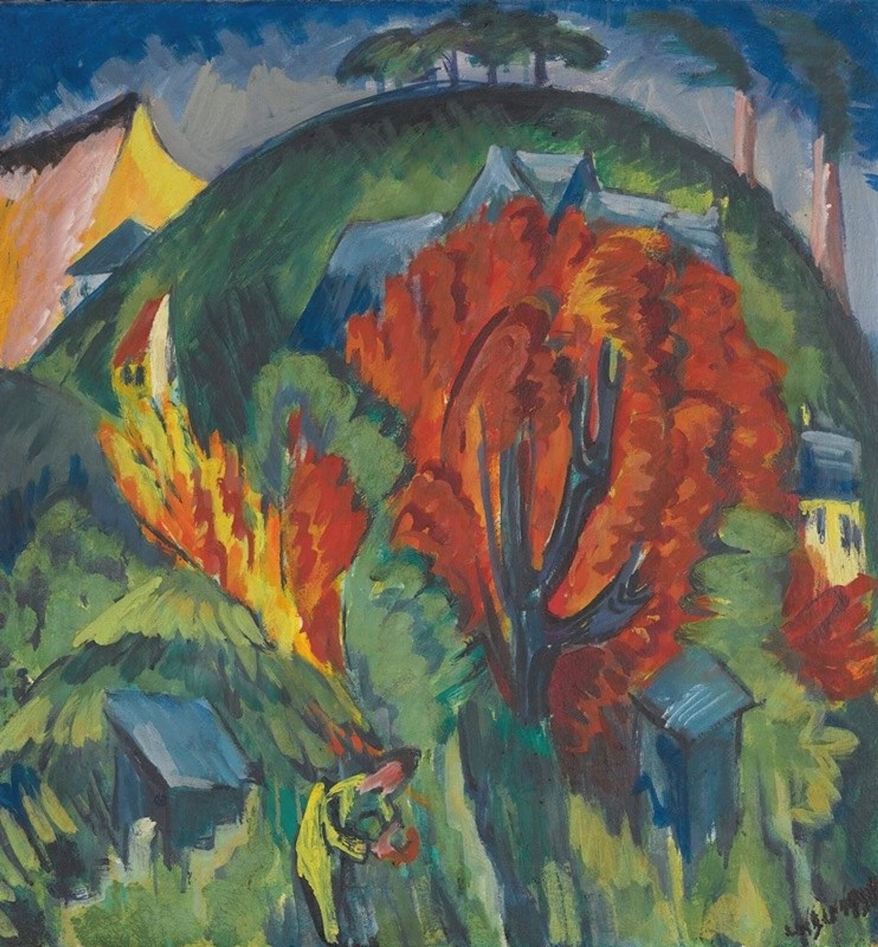 Galgenberg In Jena by Ernst Ludwig Kirchner